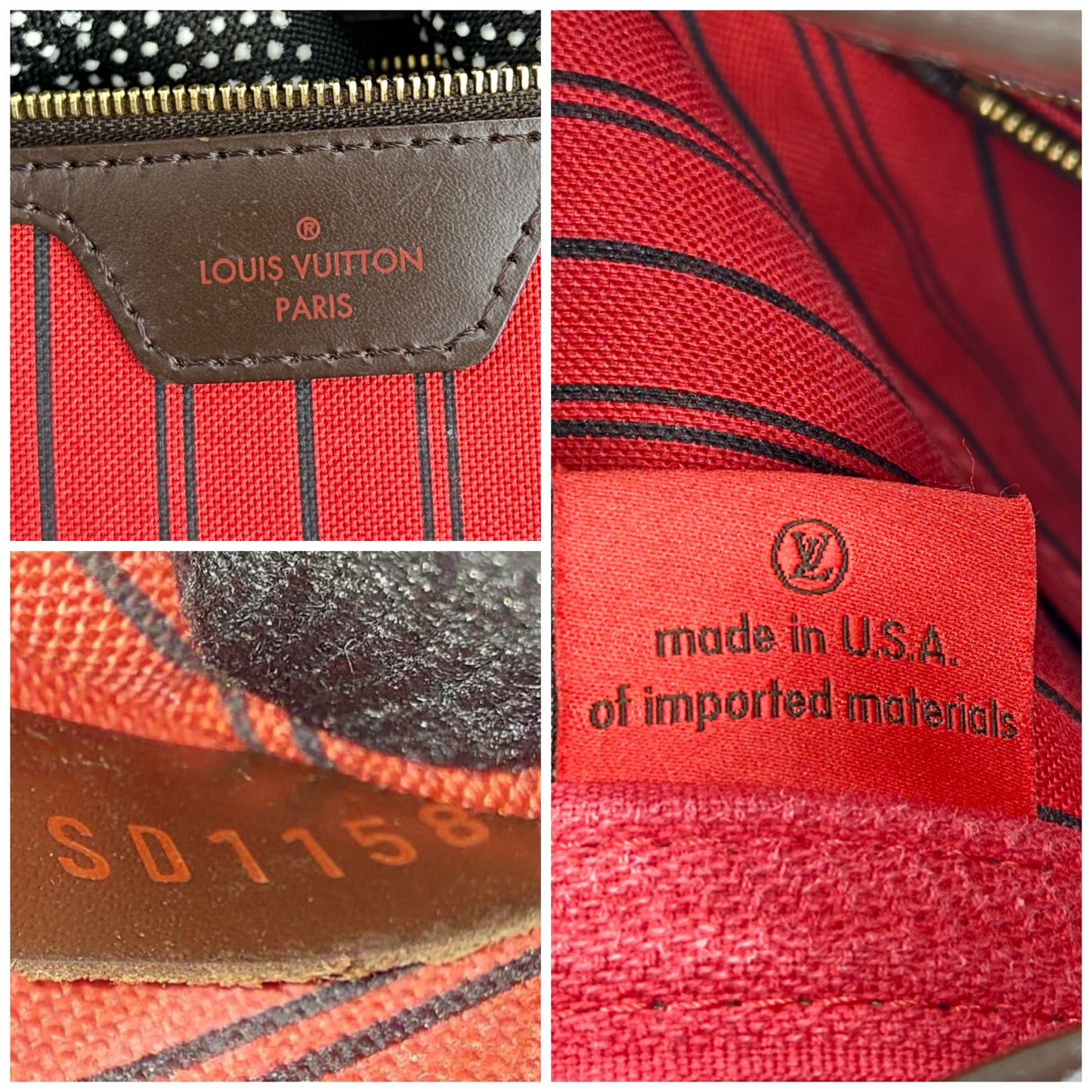 Lv Neverfull Damier