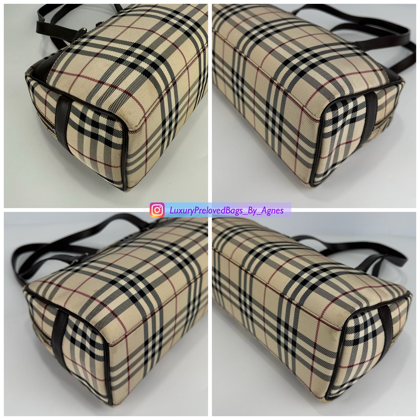 Burberry Nova Check Shoulder Bag
