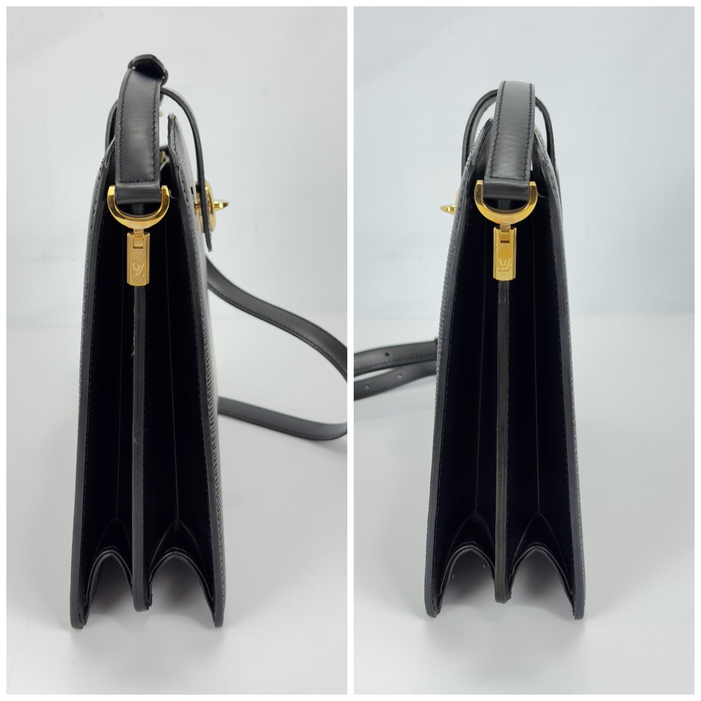Louis Vuitton Capucines Black Epi Leather