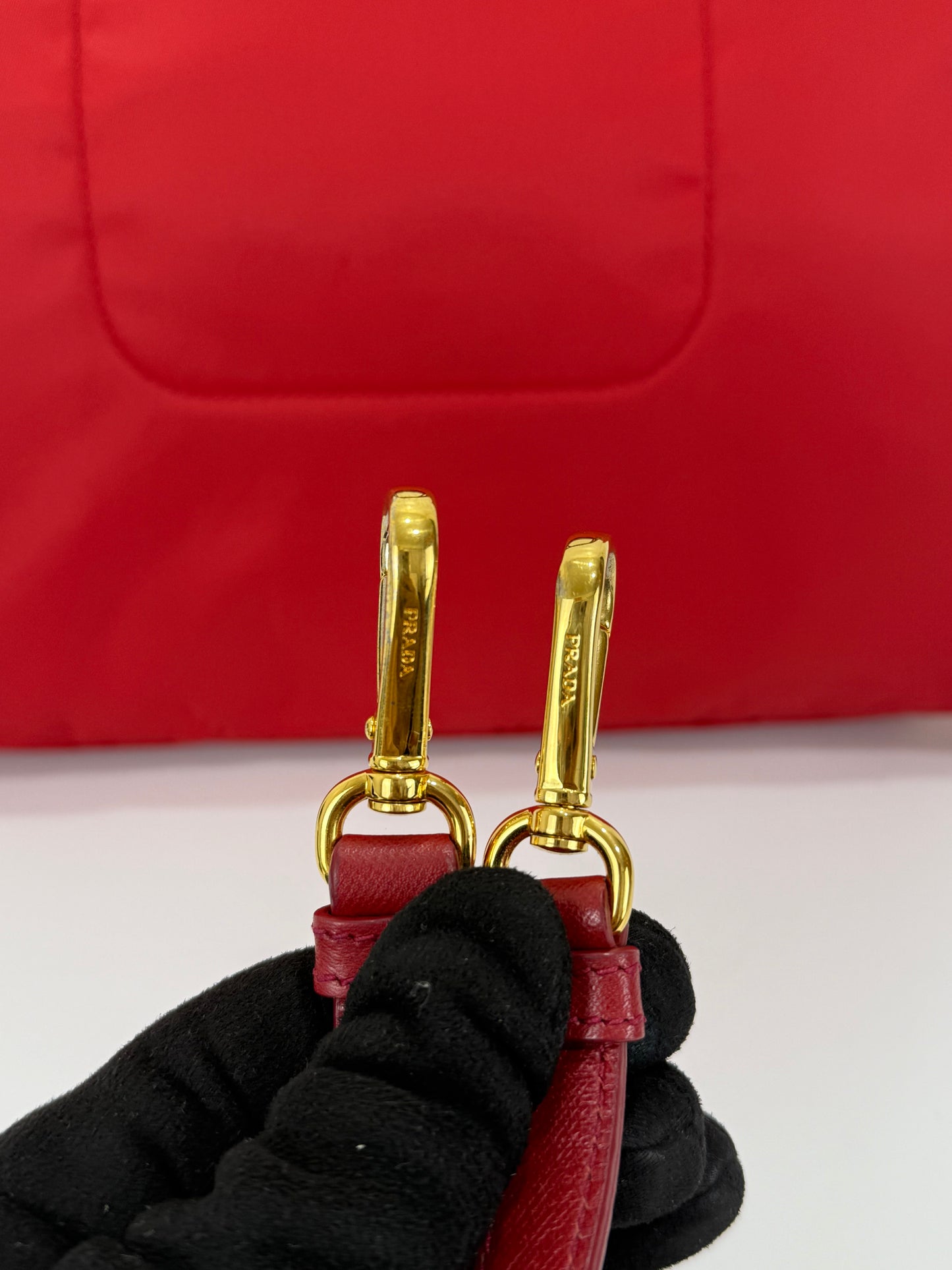 Prada tessuto saffiano
