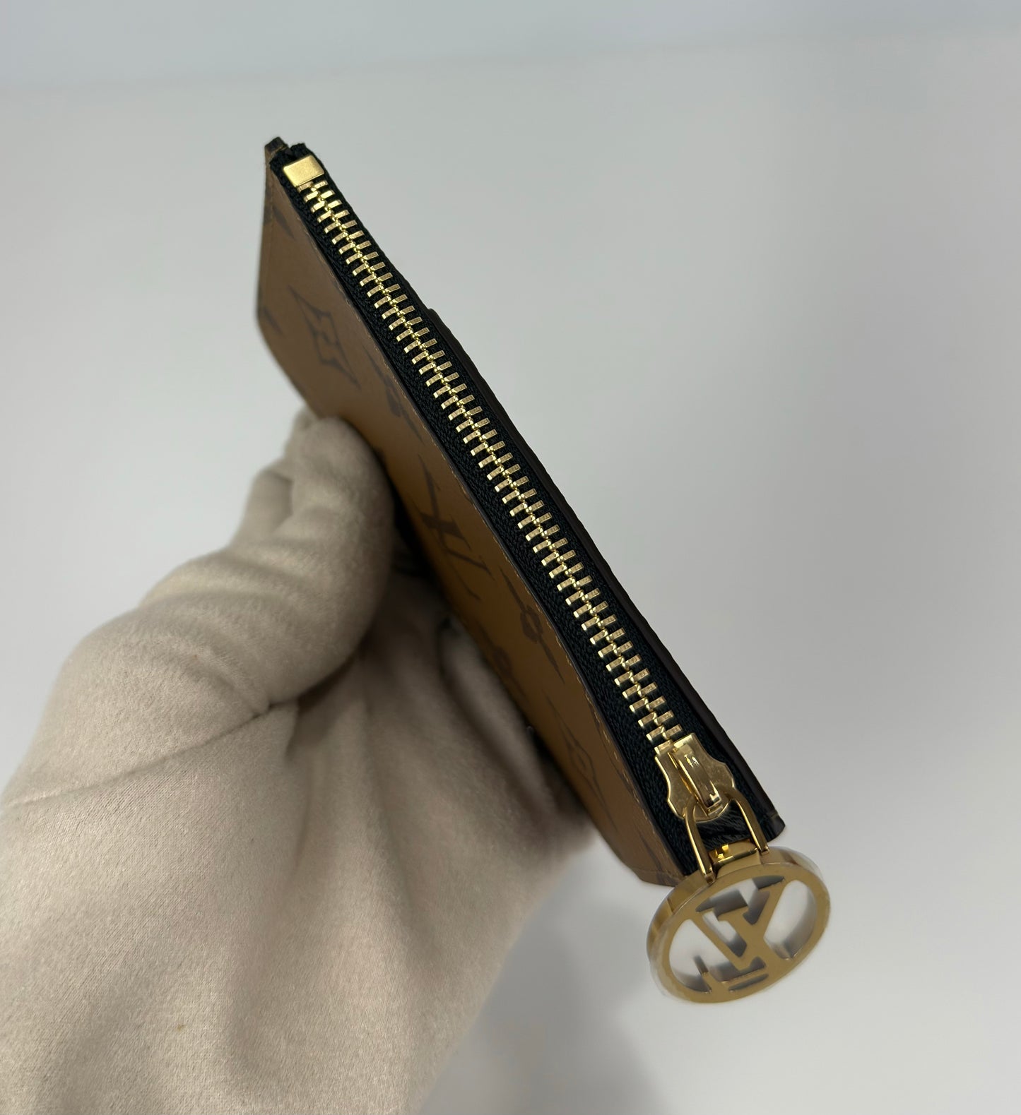 Louis Vuitton Reverse Monogram Zipped Romy Card Holder