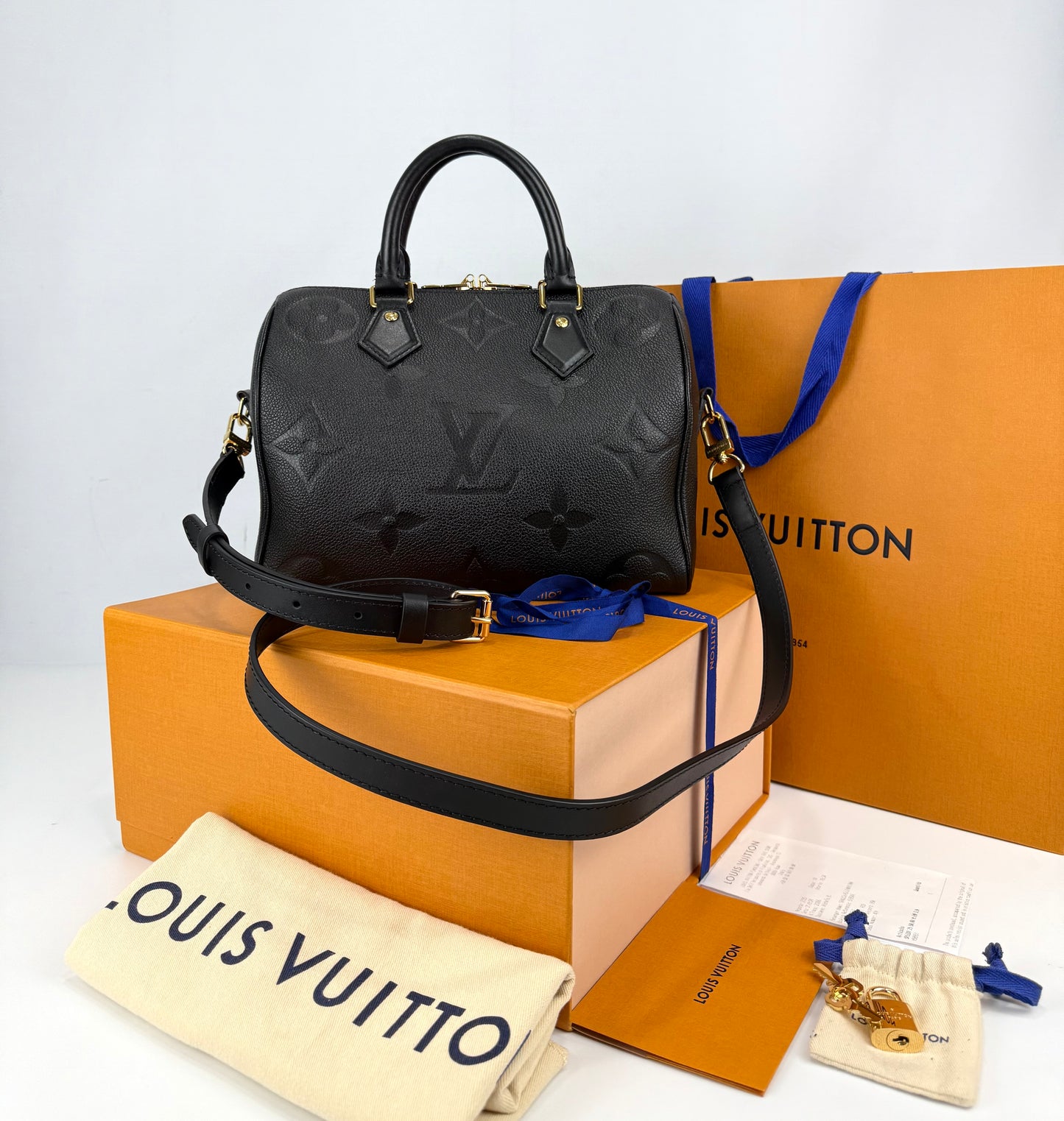 Louis Vuitton Speedy Bandoulière 25 Monogram Empreinte