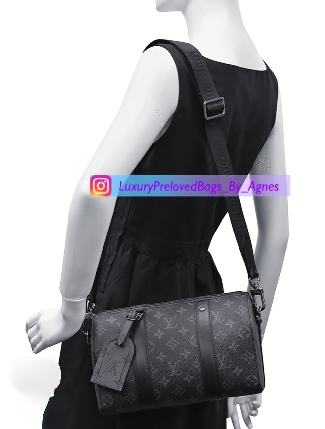 Louis Vuitton City Keepall Monogram Eclipse