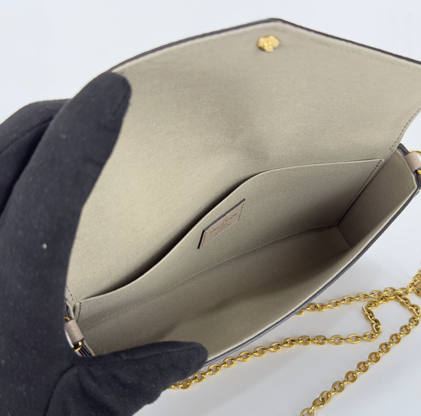 Louis Vuitton Felicie Pochette Monogram Empreinte Leather