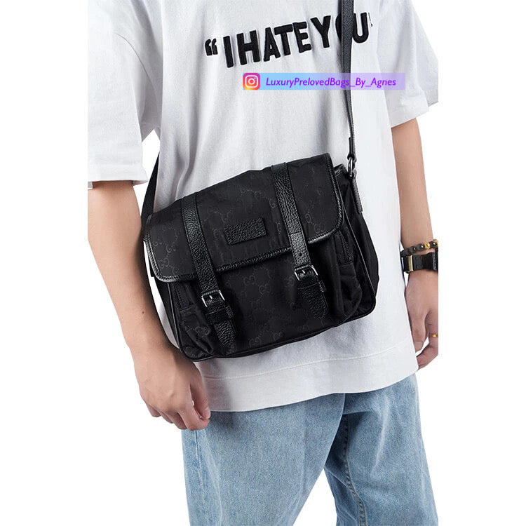Gucci Nylon Messenger Bag