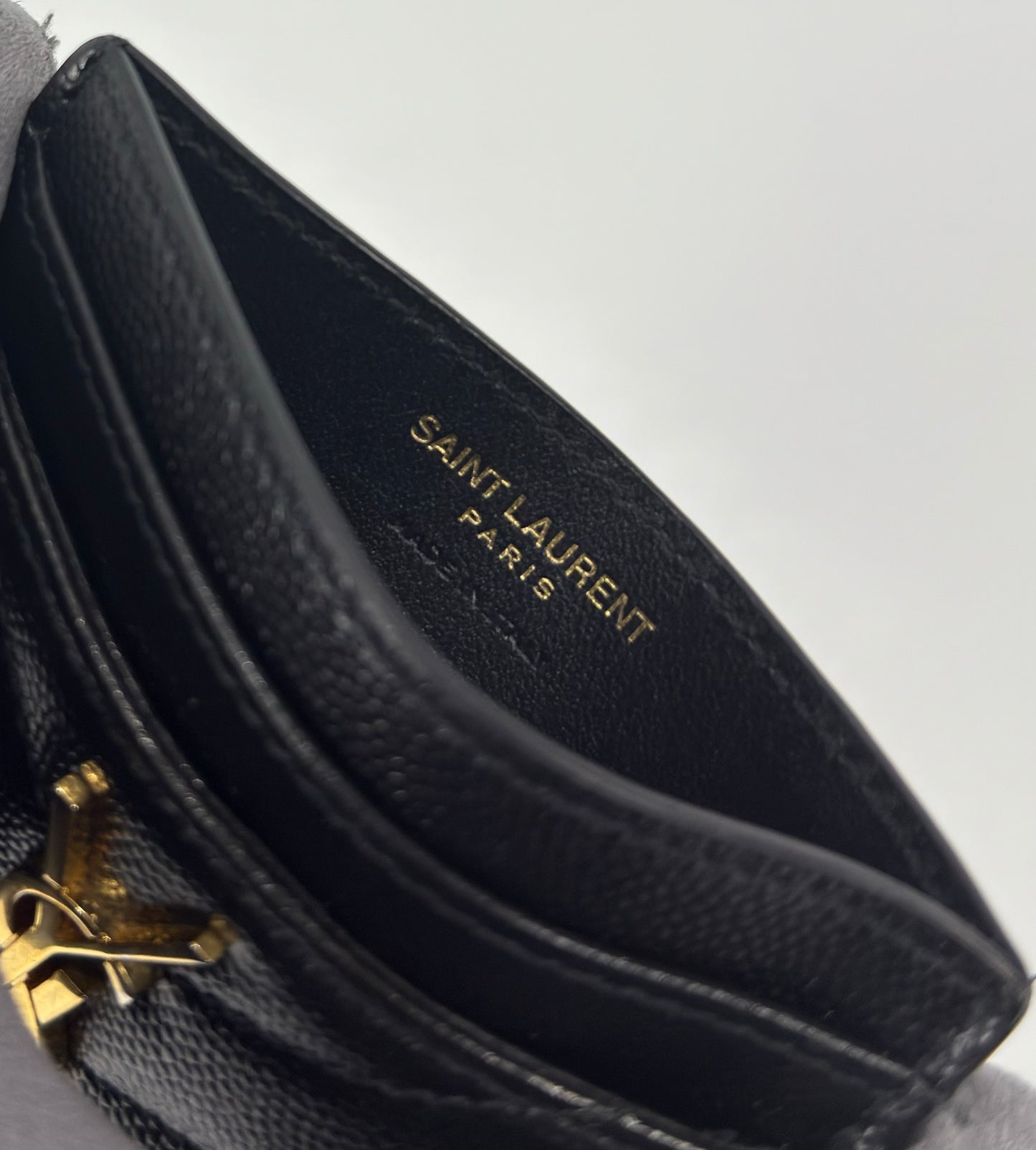 Ysl Monogram Quilted Leather Card Holder