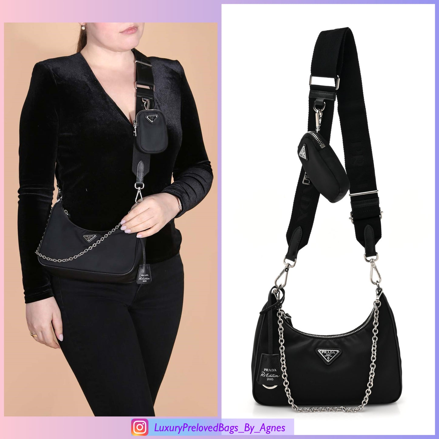 Prada Re Edition 2005 Re Nylon Shoulder Bag
