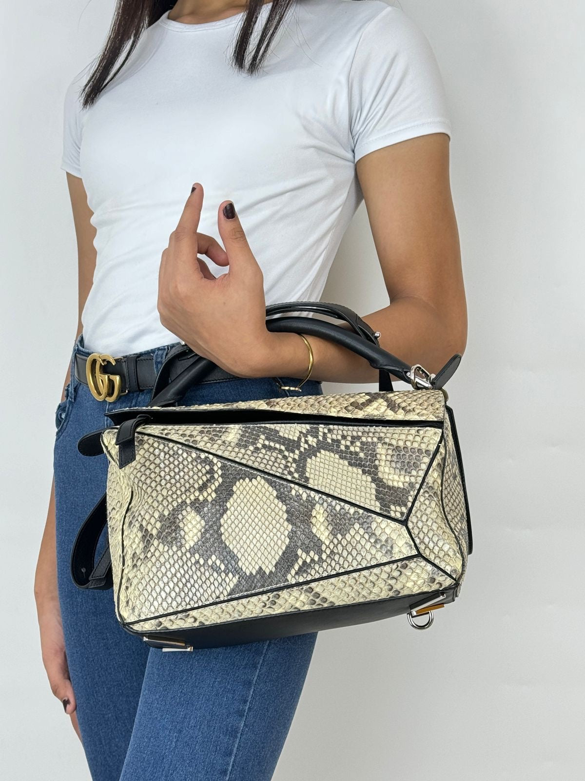 Loewe Puzzle Medium Python limited edition