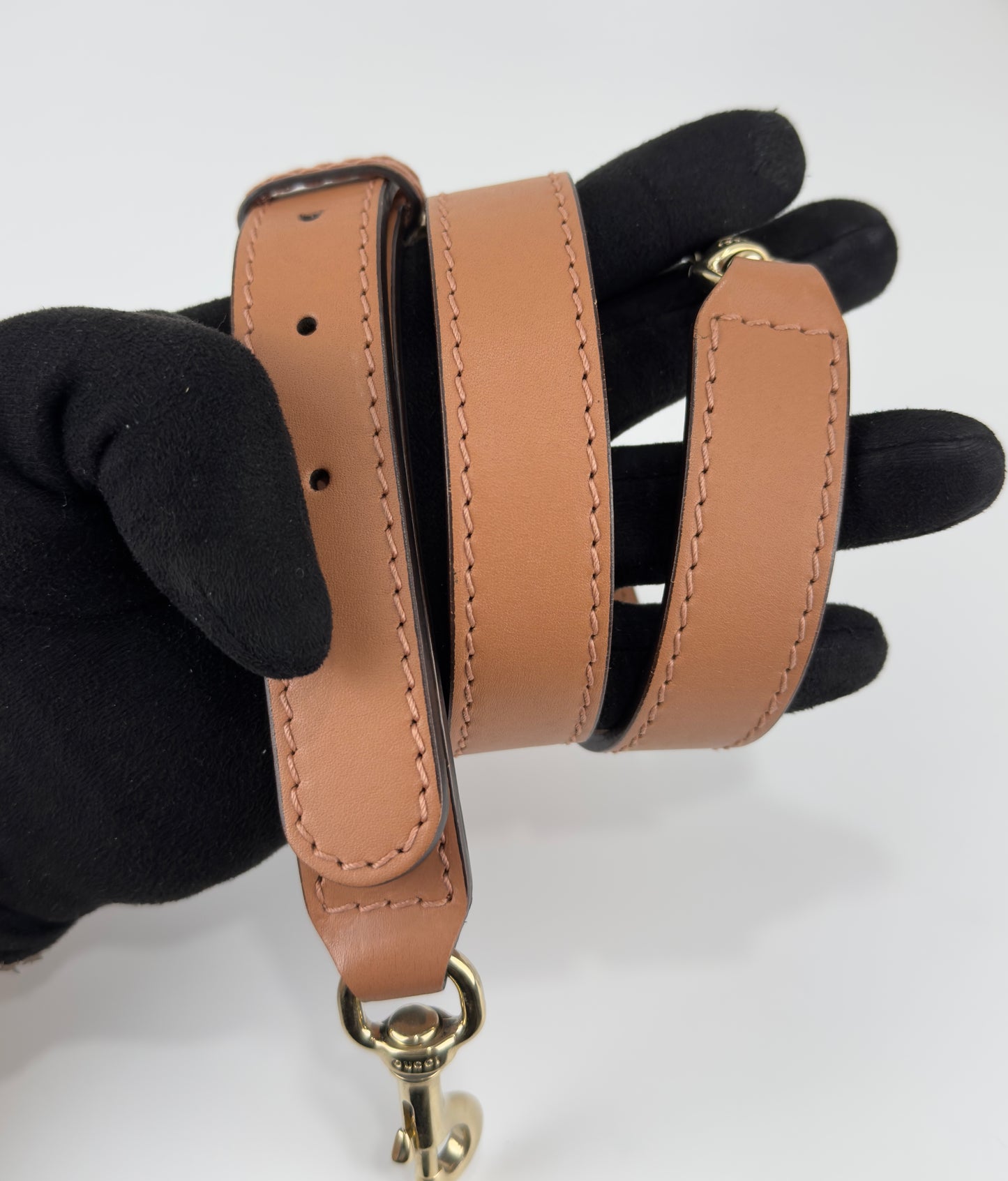 Gucci Web Medium Top Handle Bag Pink
