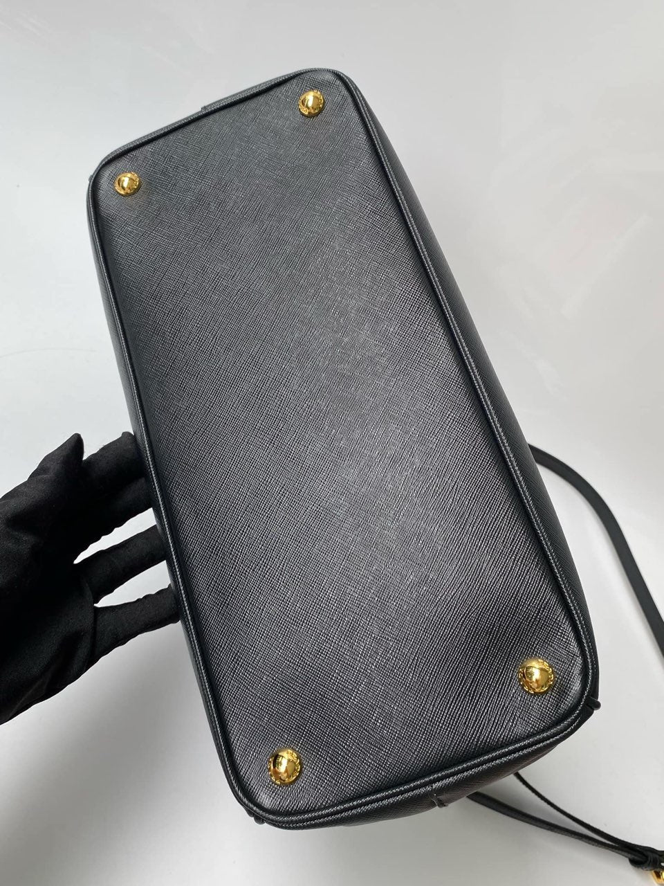 Prada Black Saffiano Leather Galleria Bag