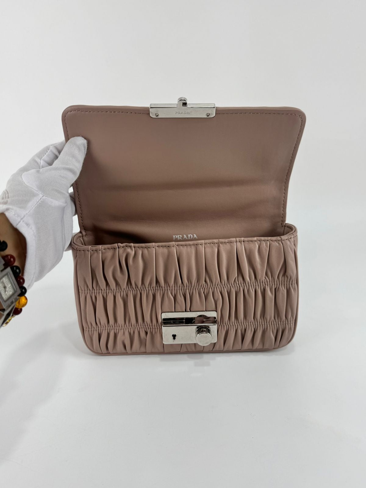 Prada Nappa Gaufre Flap