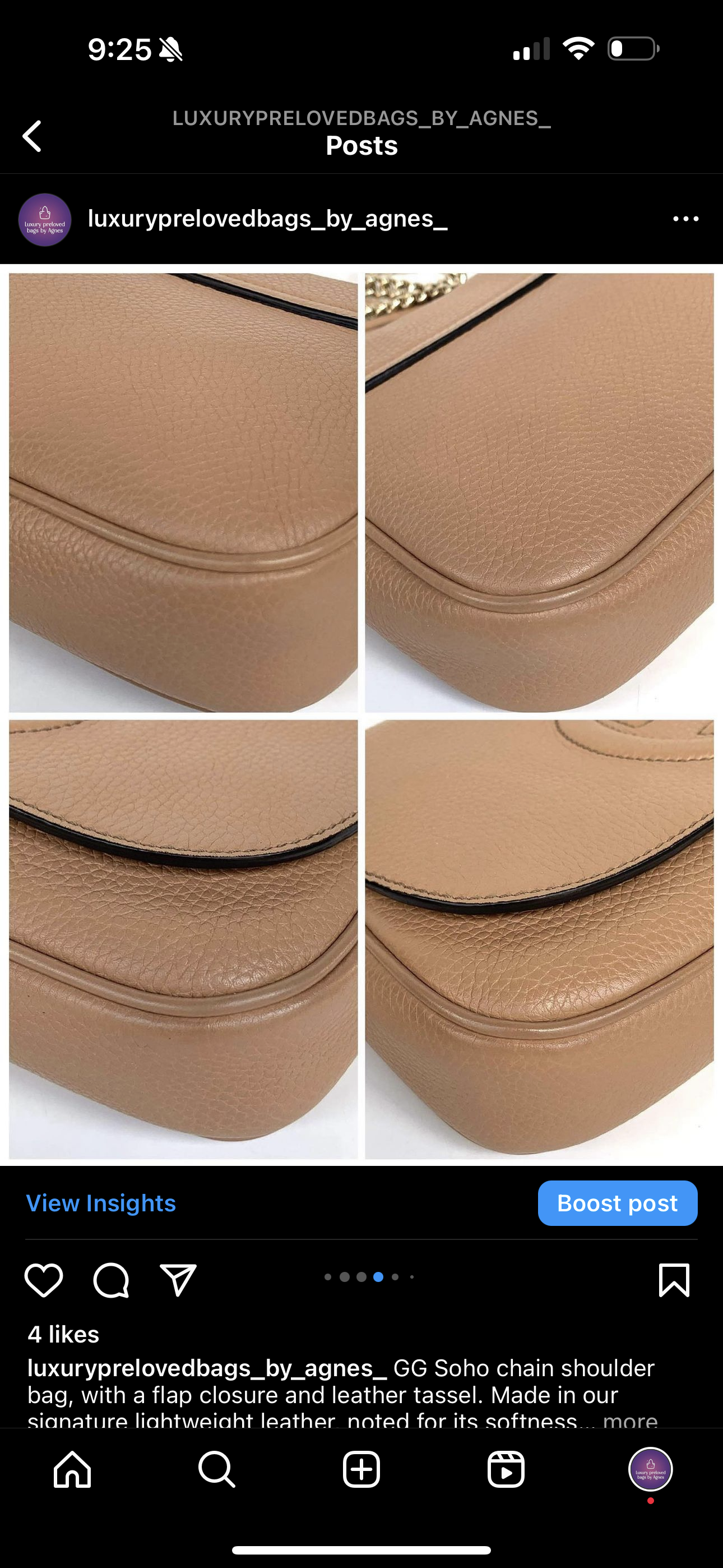 Gucci soho flap