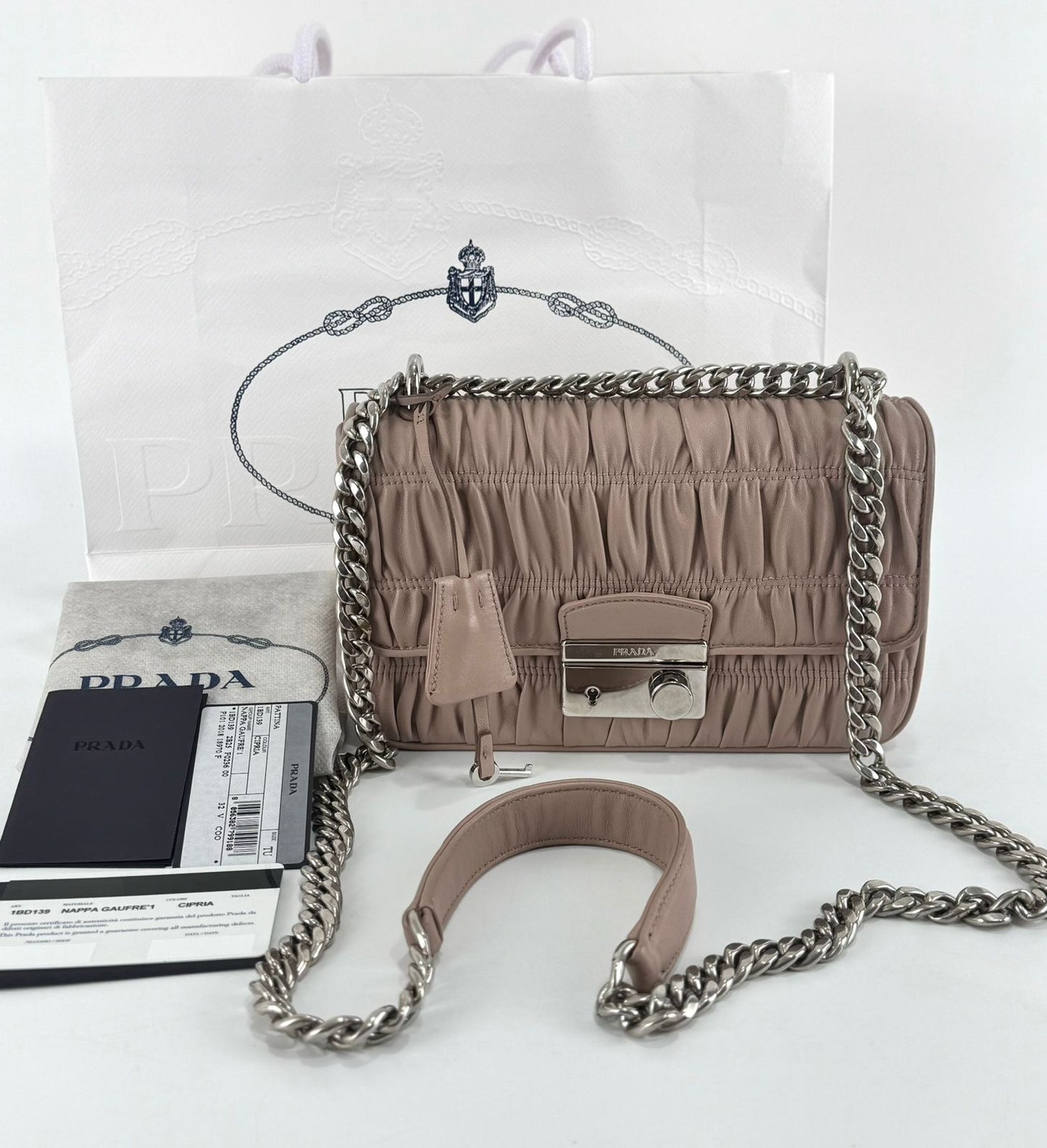 Prada Nappa Gaufre Flap