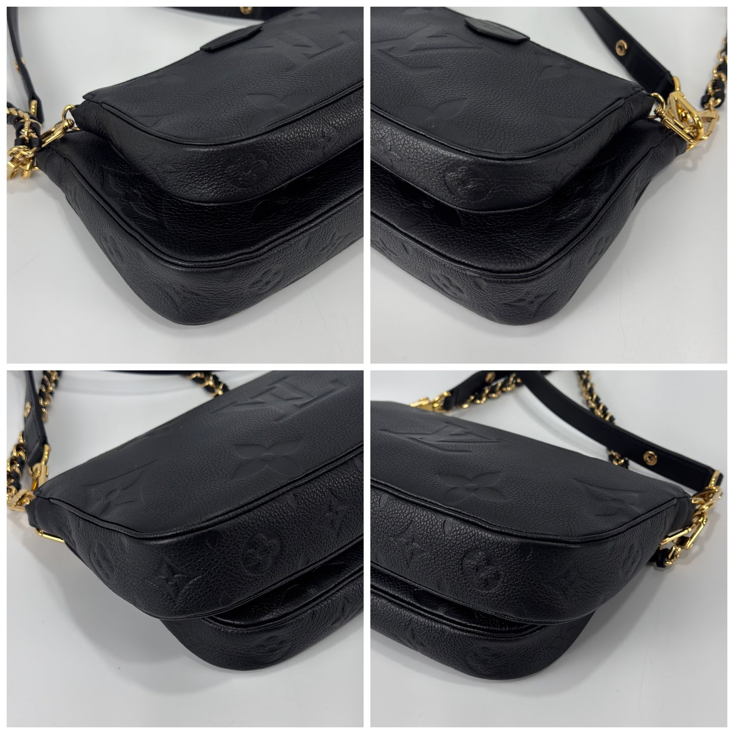 Louis Vuitton Multi Pochette Accesoires Empreinte Black