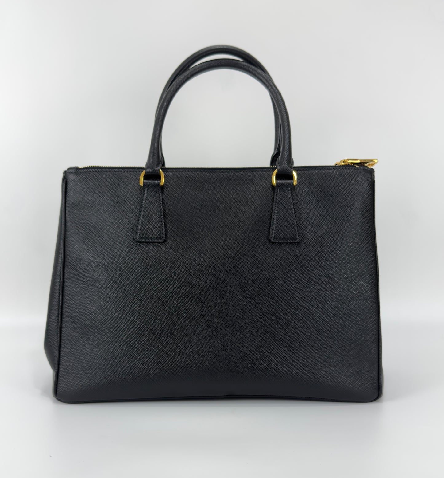 Prada Black Saffiano Leather Galleria Bag