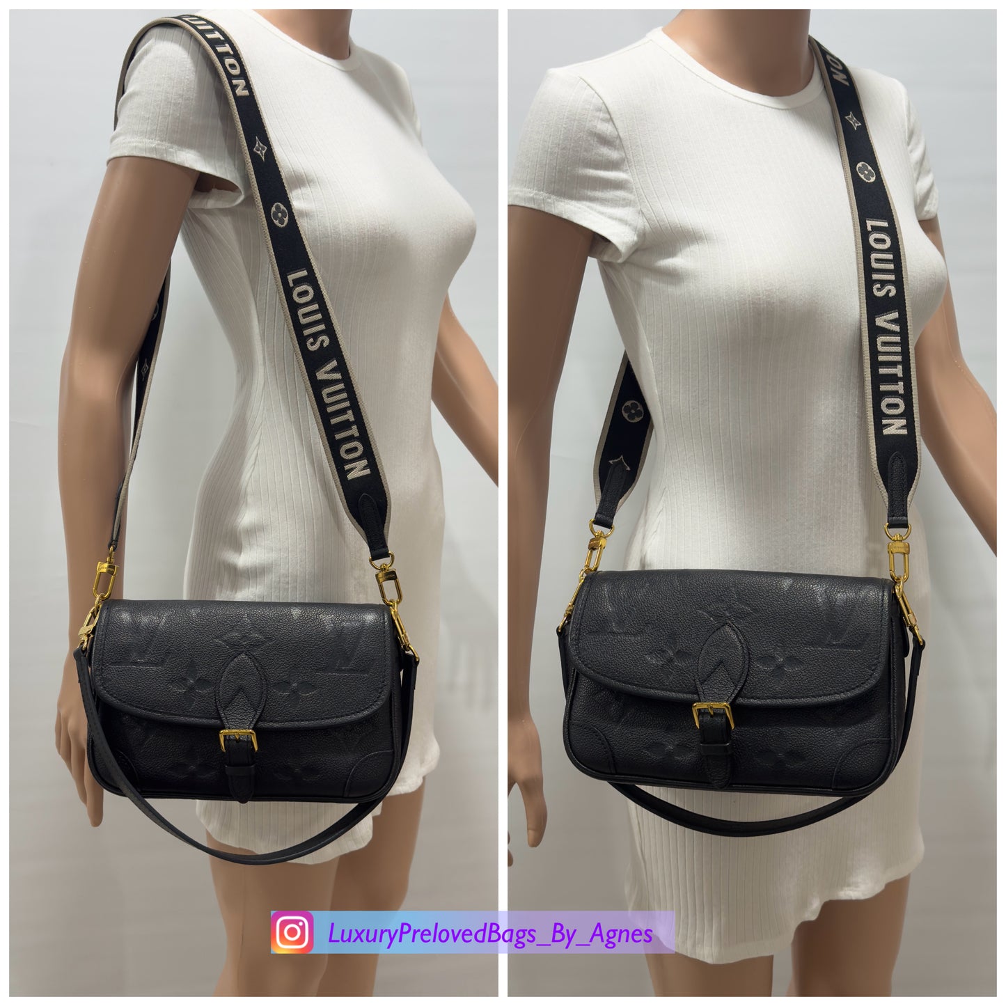 Louis Vuitton Diane Monogram Empreinte Leather