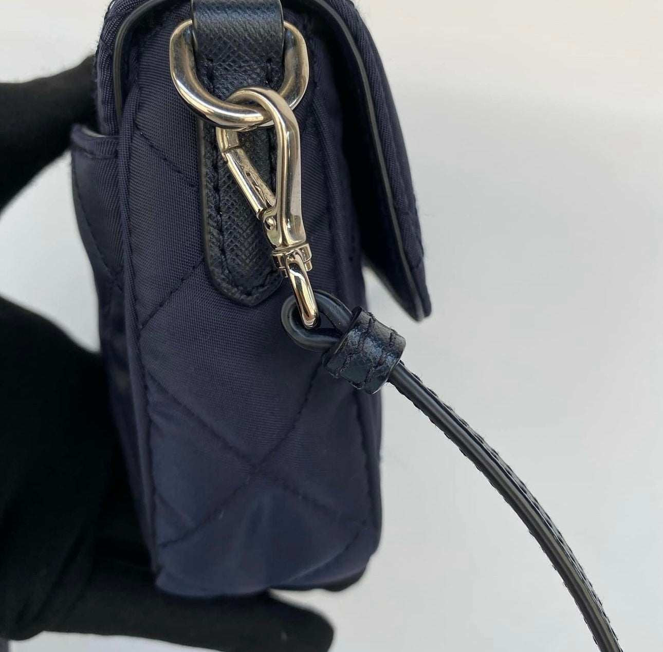 Prada Shoulder Bag Quilted Pochette