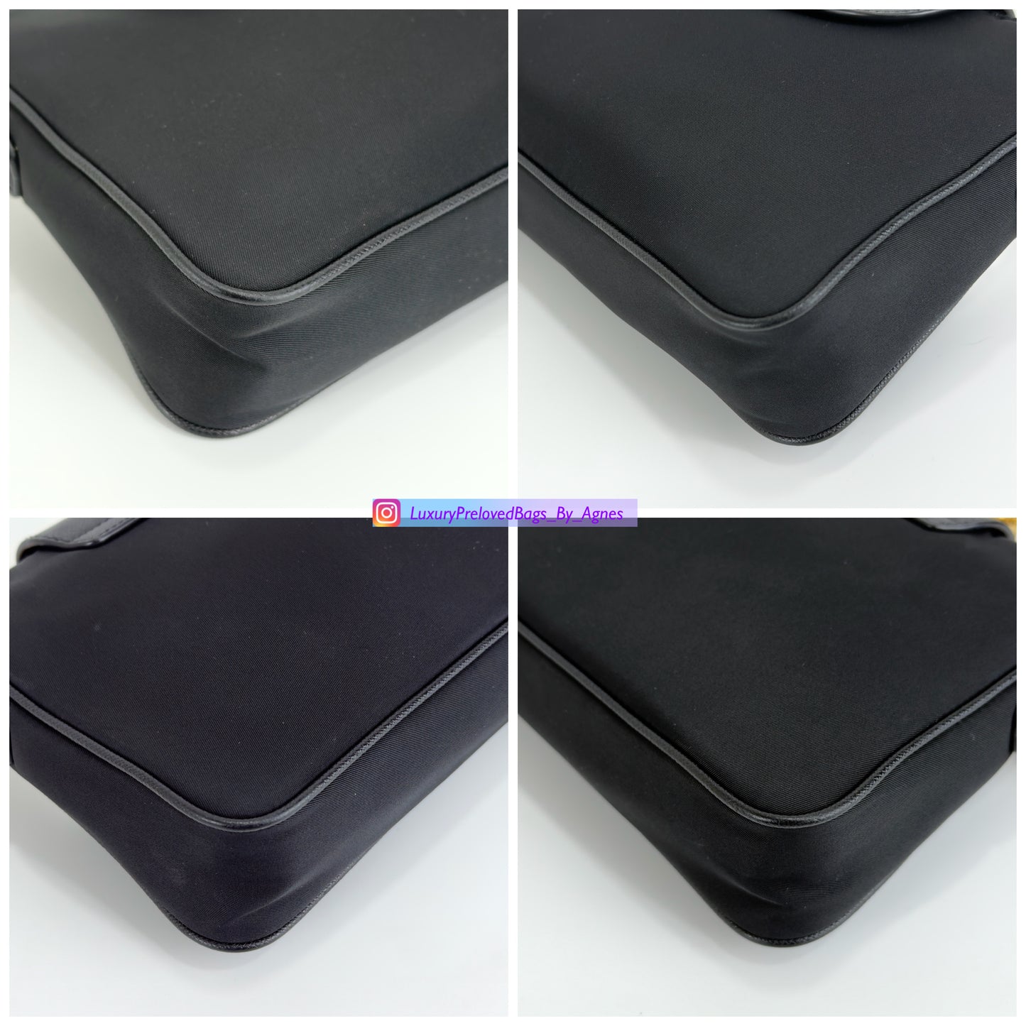 Prada 1BH085 Tessuto Nylon Convertible Clutch Sling Bag