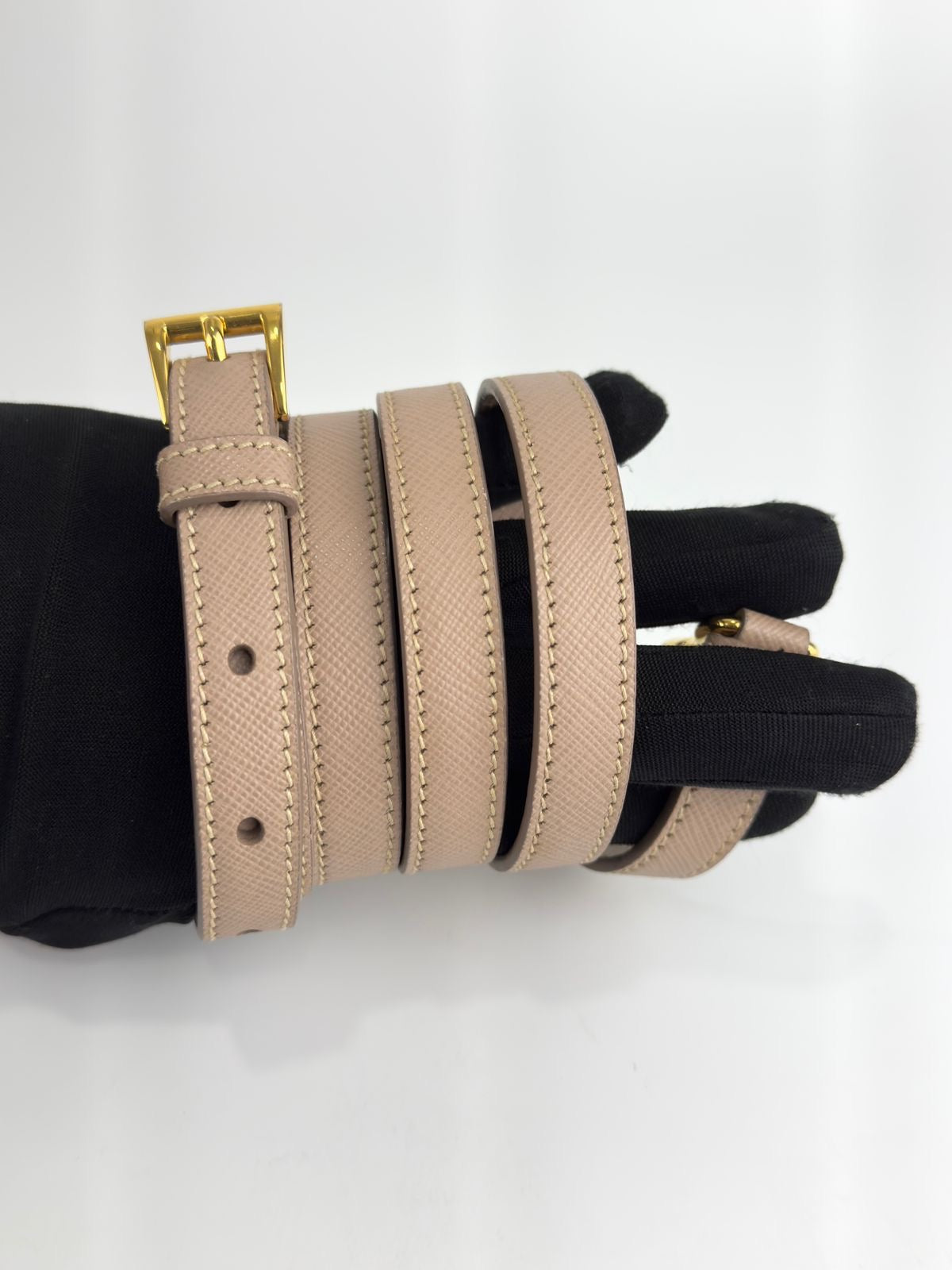 Prada Saffiano Lux double zip