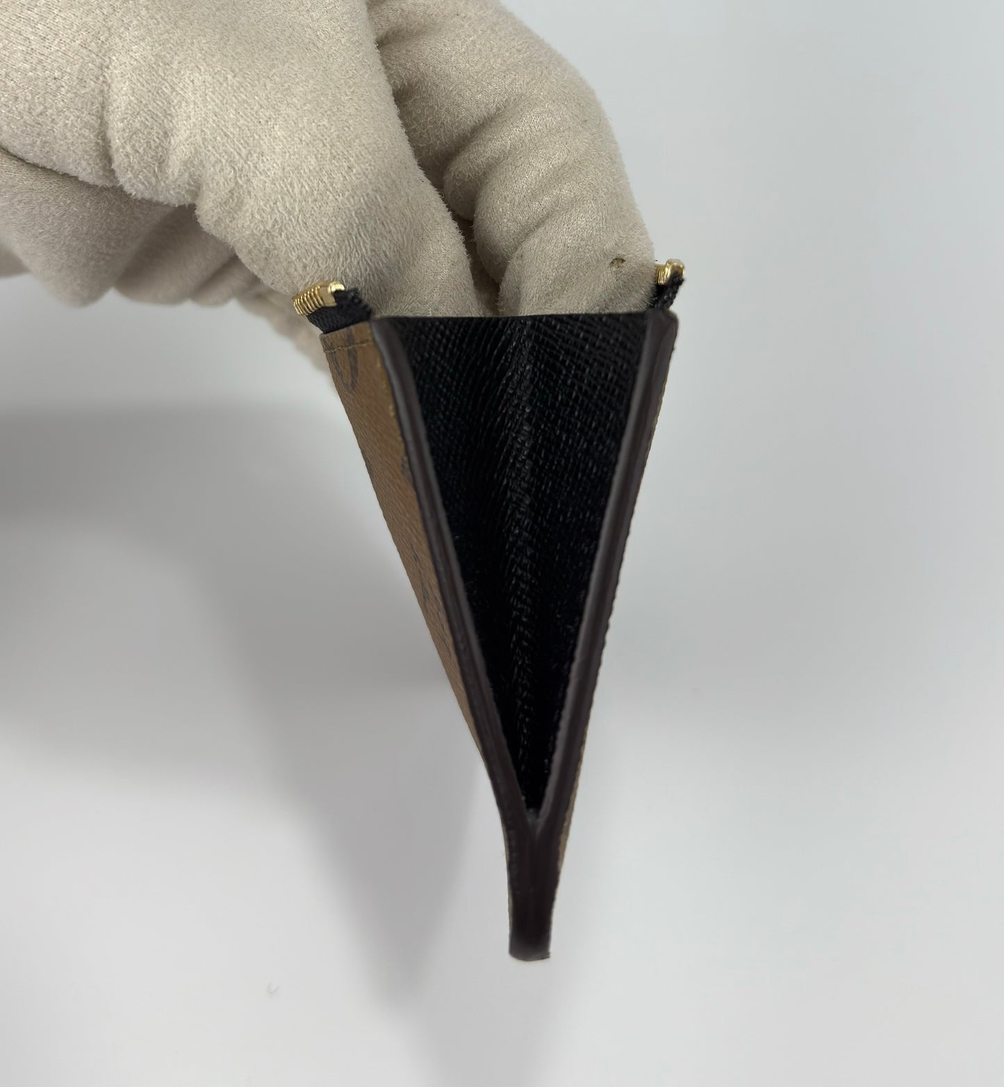 Louis Vuitton Reverse Monogram Zipped Romy Card Holder