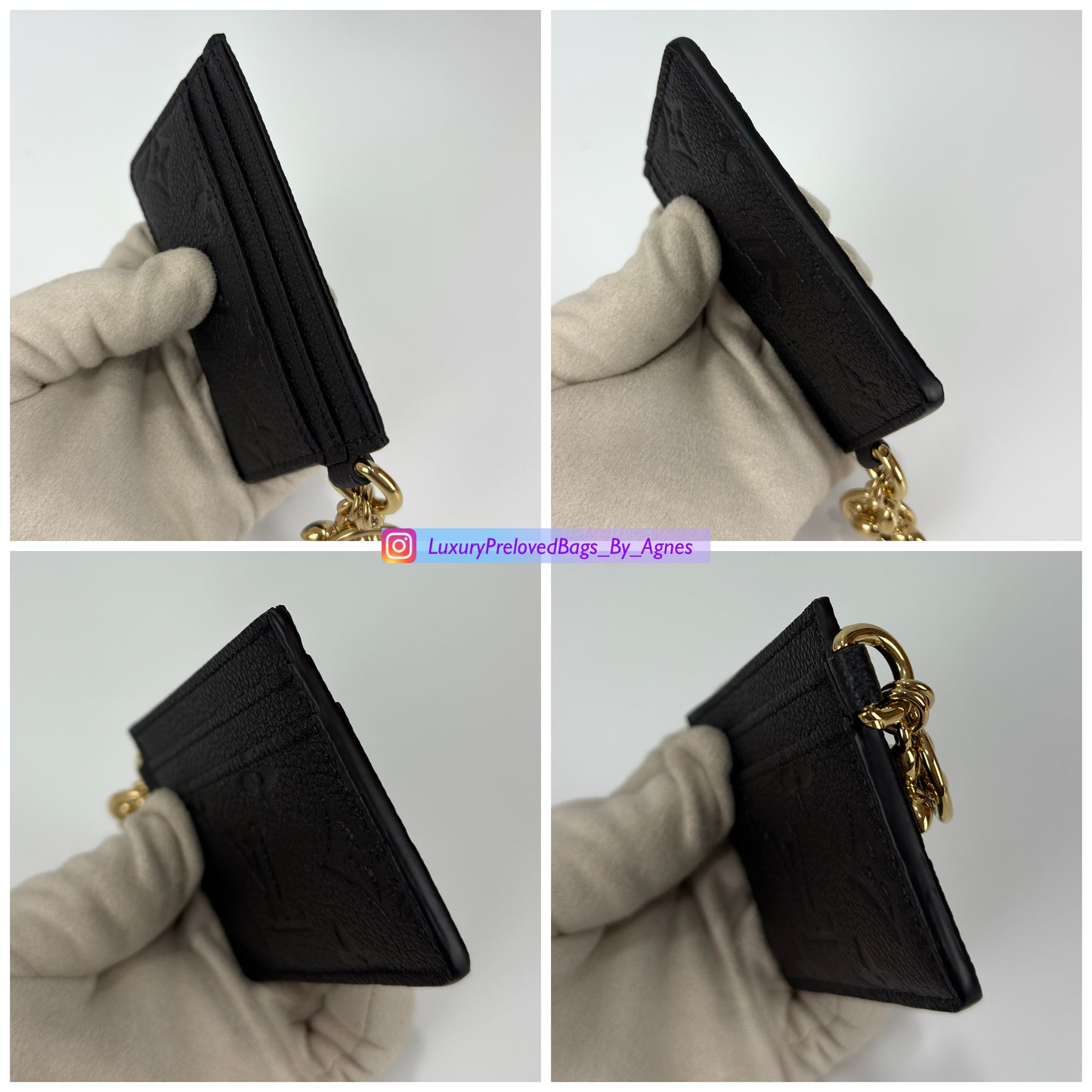 Louis Vuitton Empreinte Monogram LV Charms Card Holder