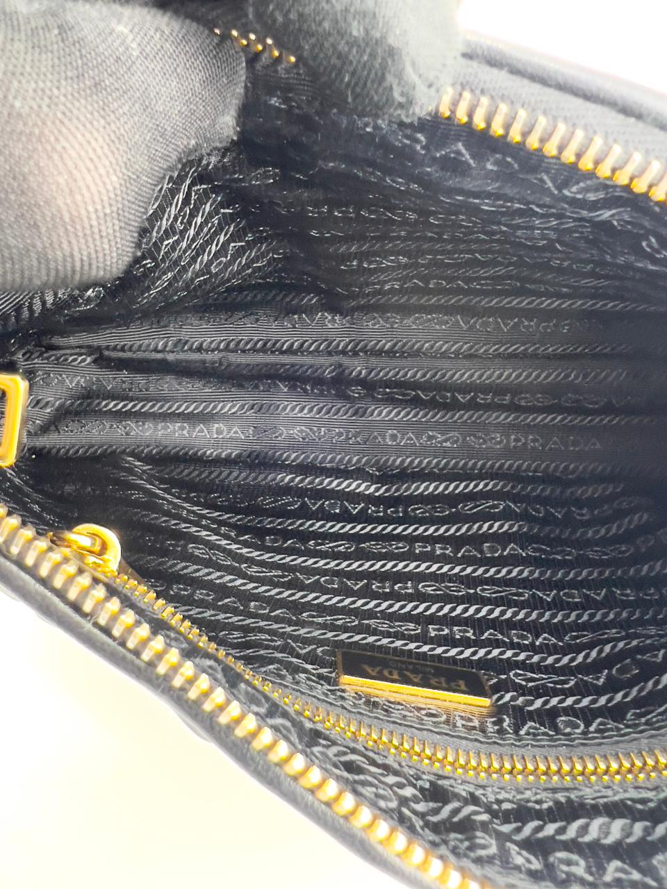 Prada gaufre crossbody bag