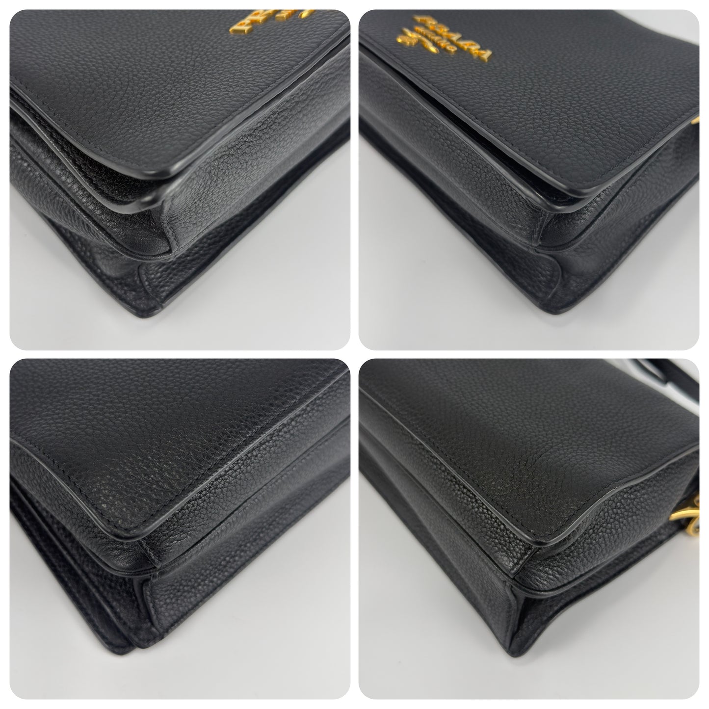 Prada Vitello Daino Leather Crossbody Bag