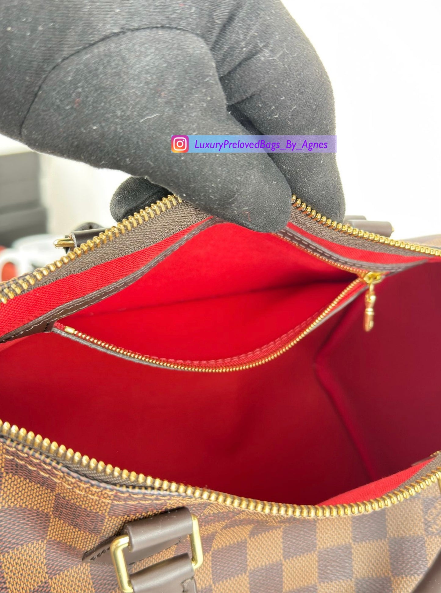 Lv Speedy 30 Damier