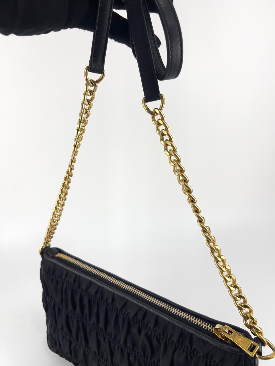Prada gaufre crossbody bag
