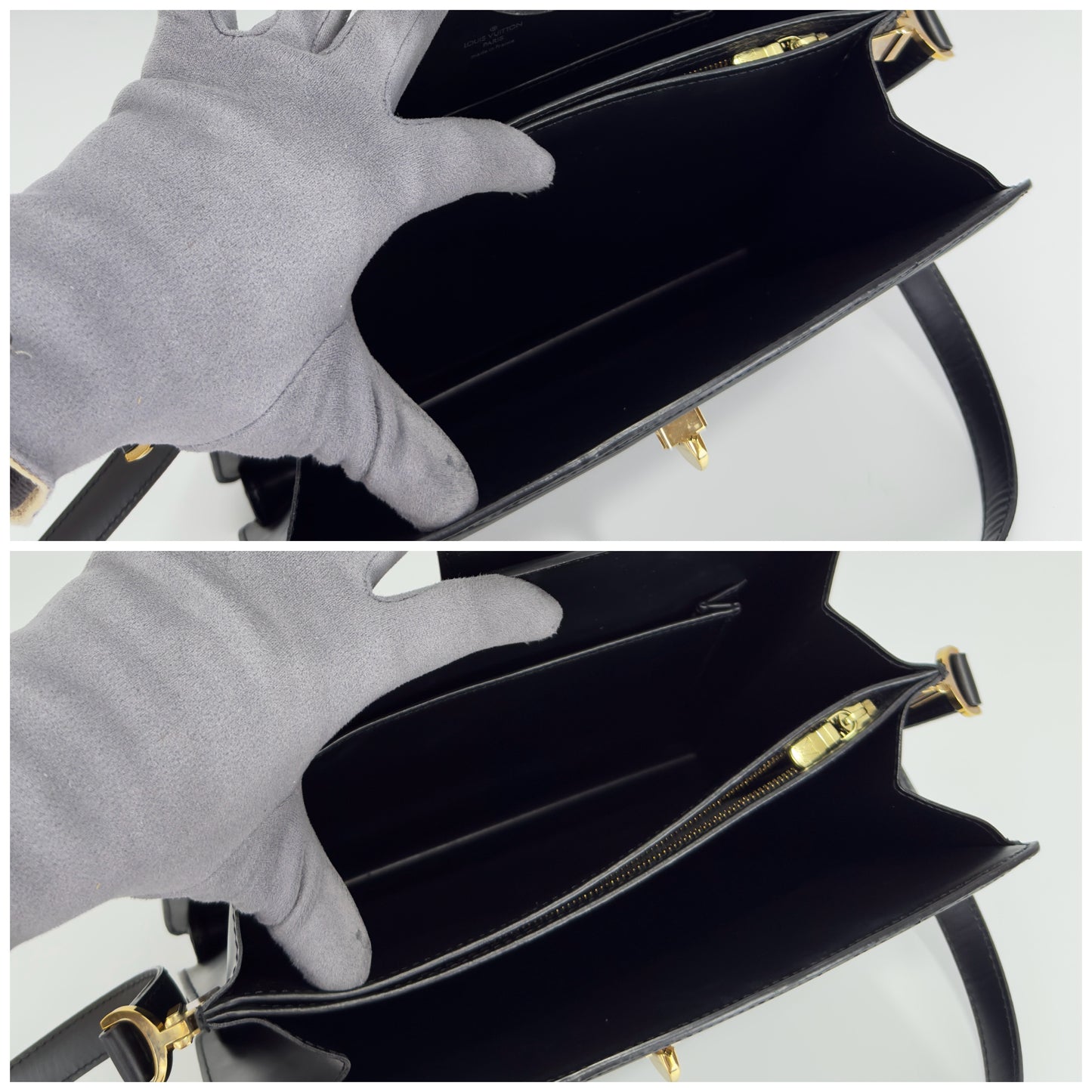 Louis Vuitton Capucines Black Epi Leather