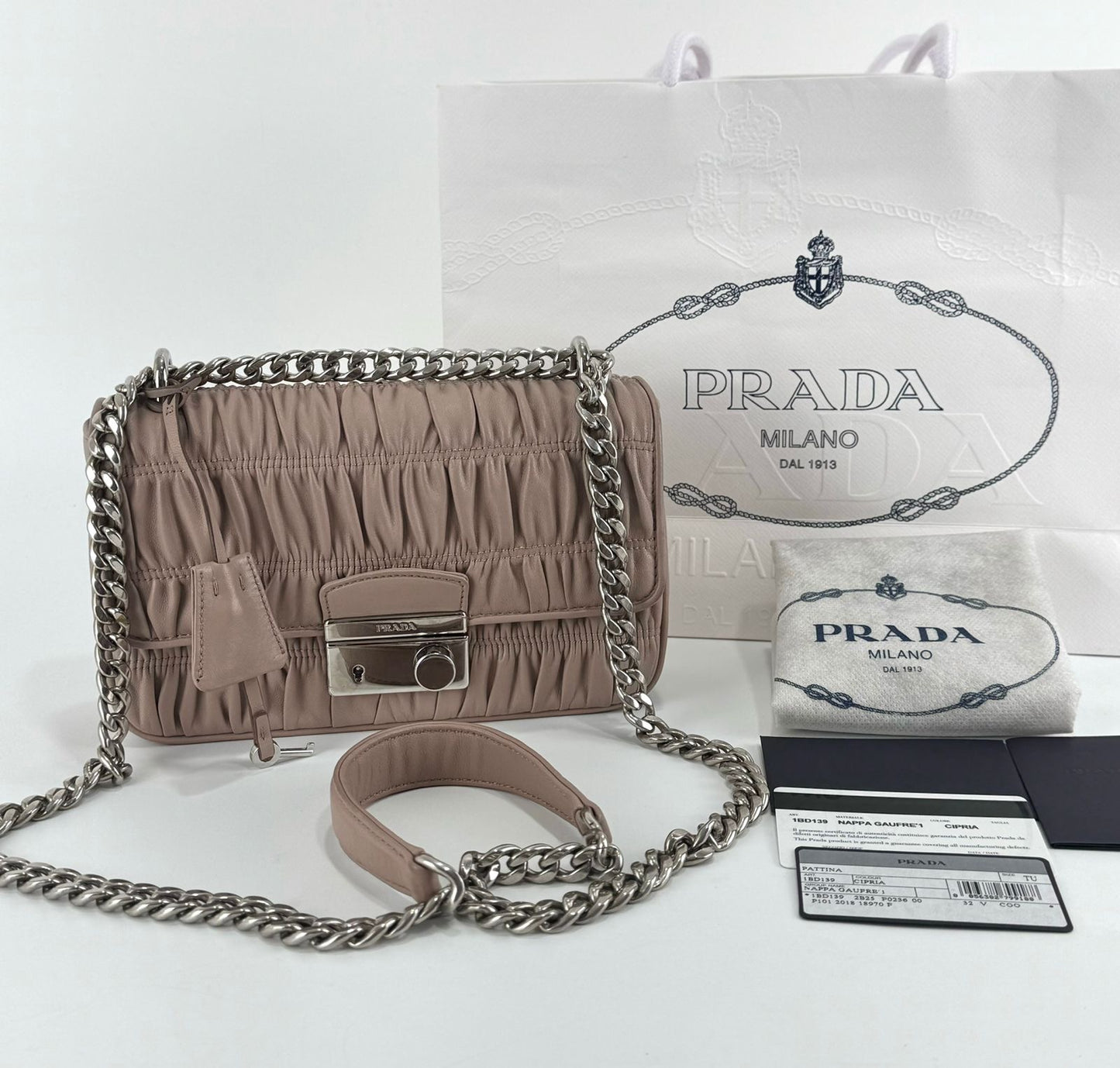 Prada Nappa Gaufre Flap