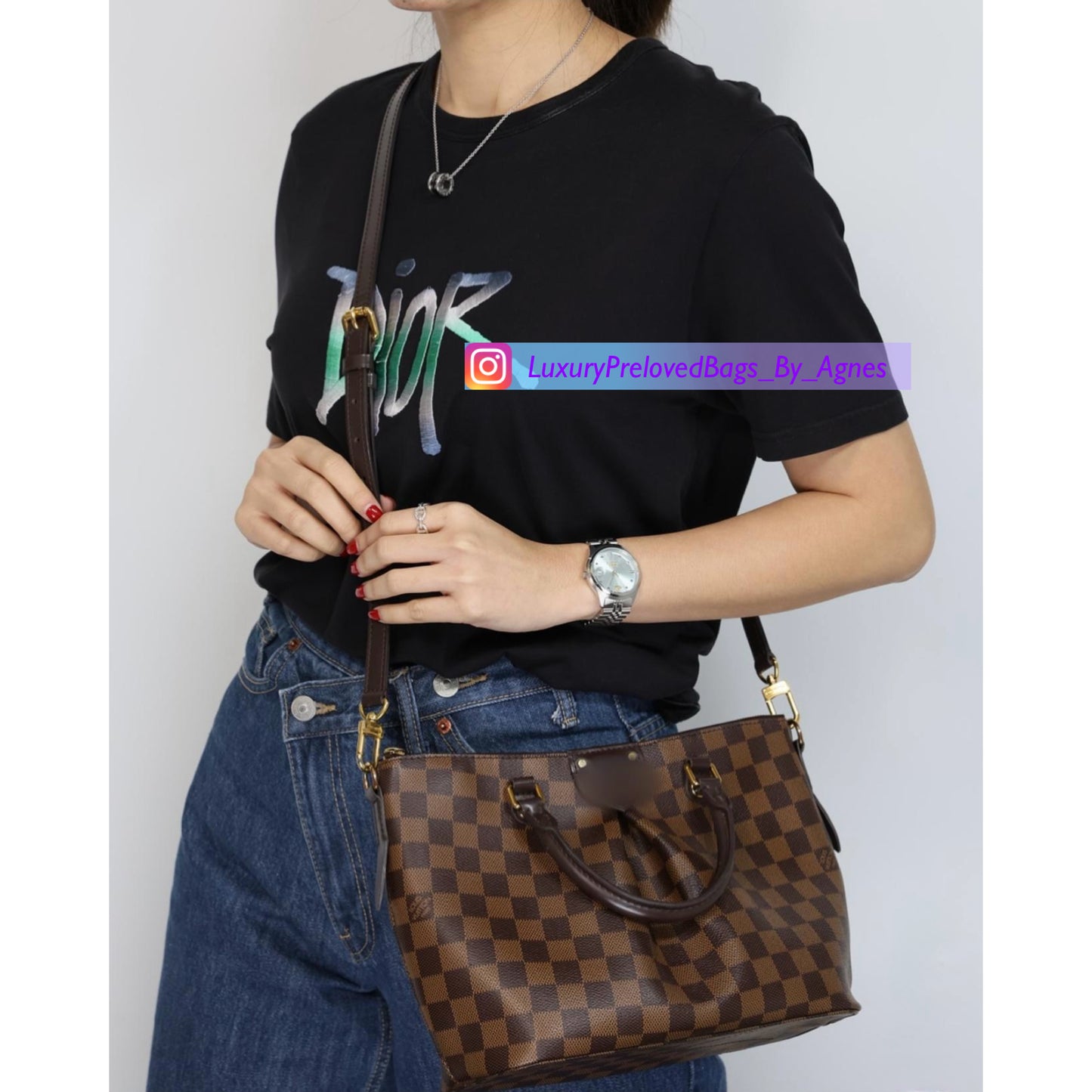 Louis Vuitton Siena Pm Damier Ebene