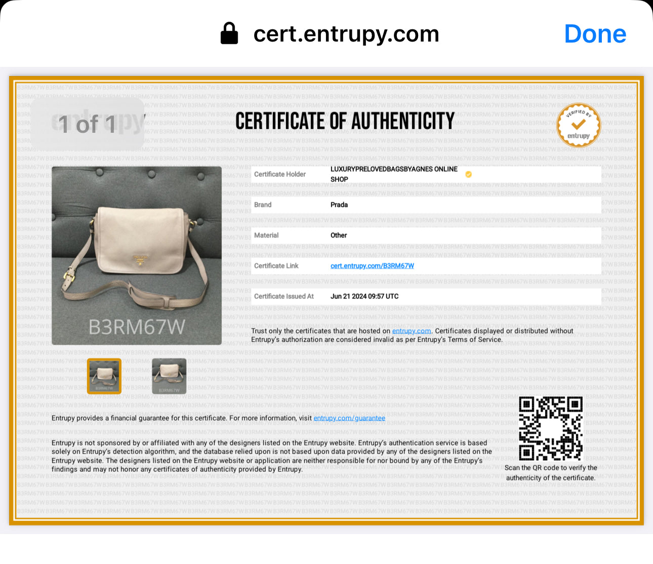 Prada Vitello Phenix messenger bag