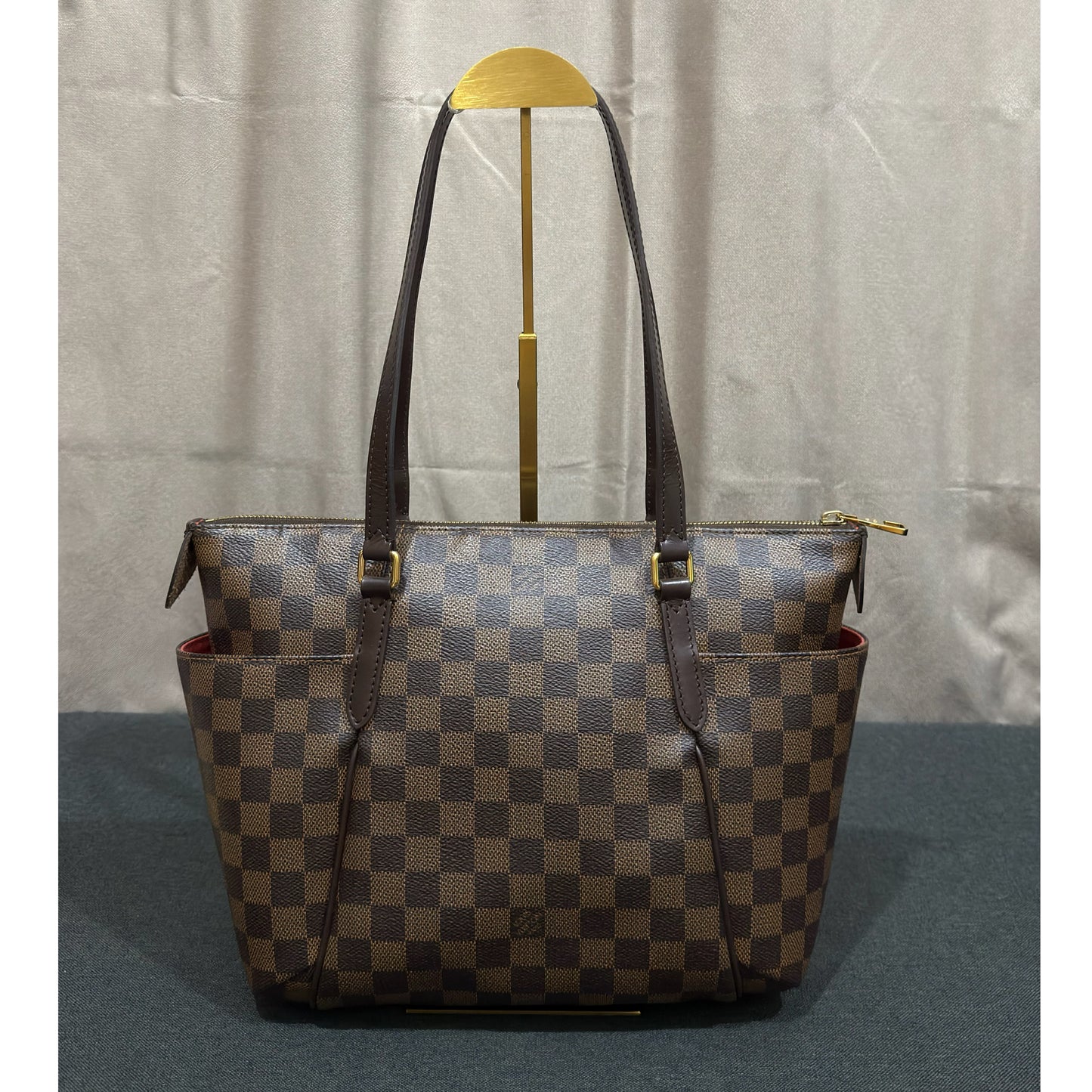Louis Vuitton Damier Ebene Totally Pm Tote Bag