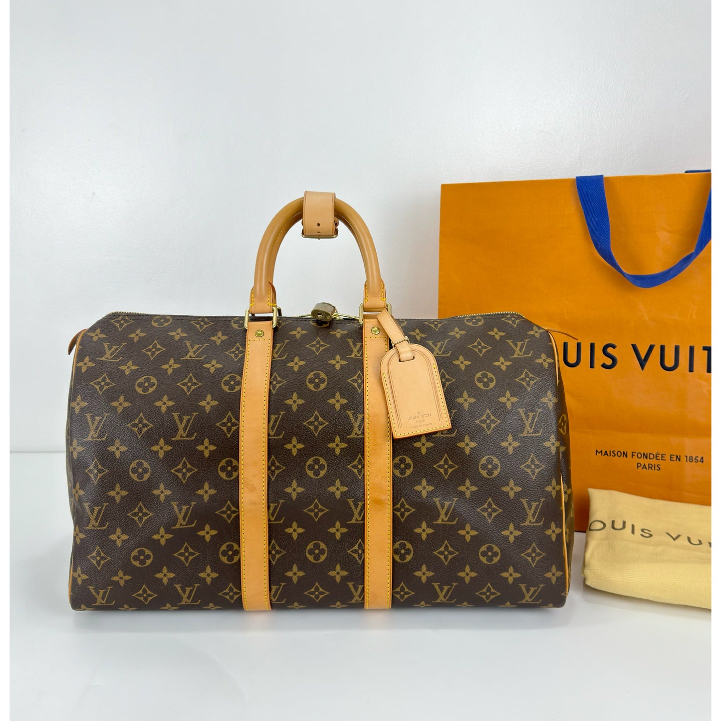 Louis Vuitton Monogram Canvas Keepal 45