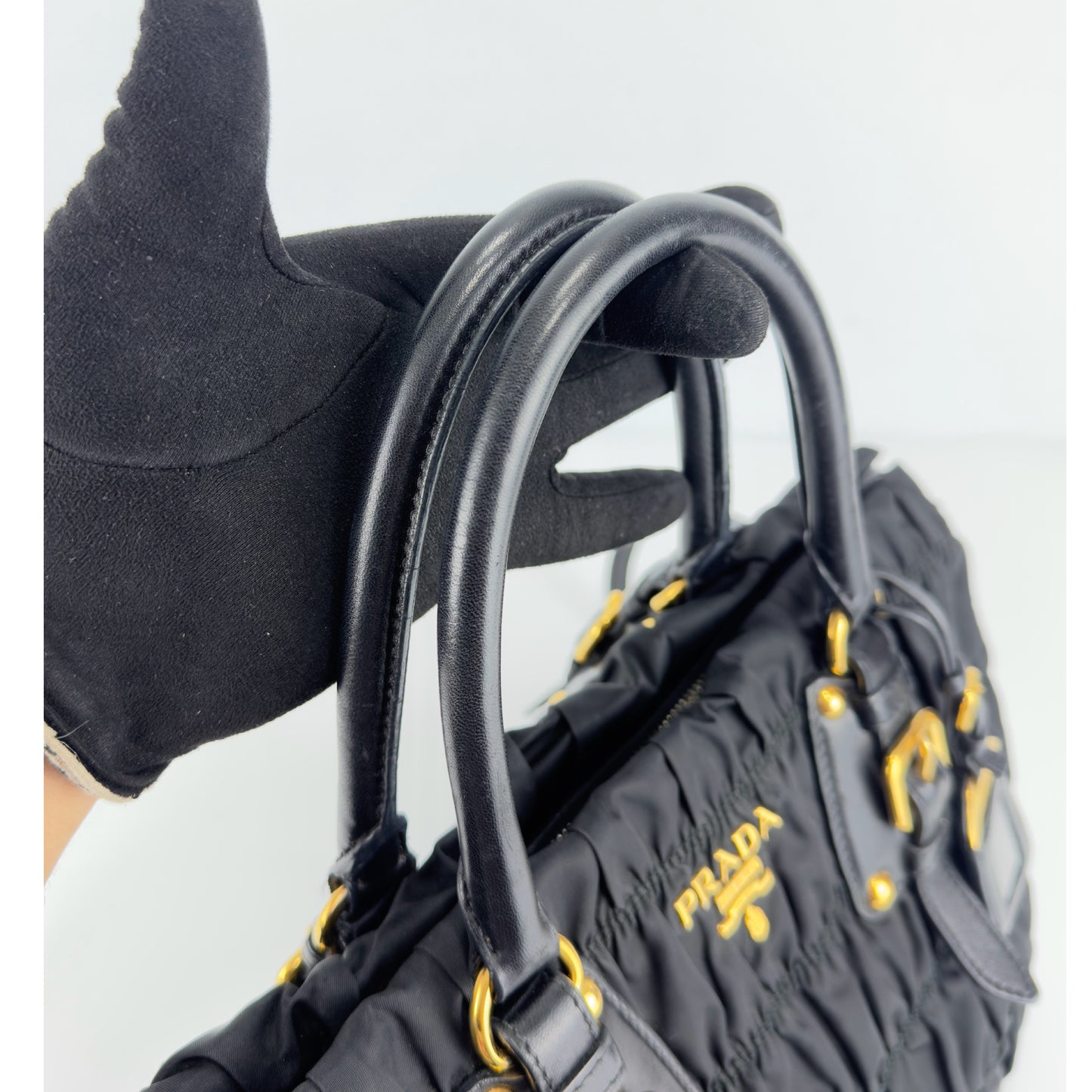 Prada Tessuto Nylon Gaufre Tote Bag
