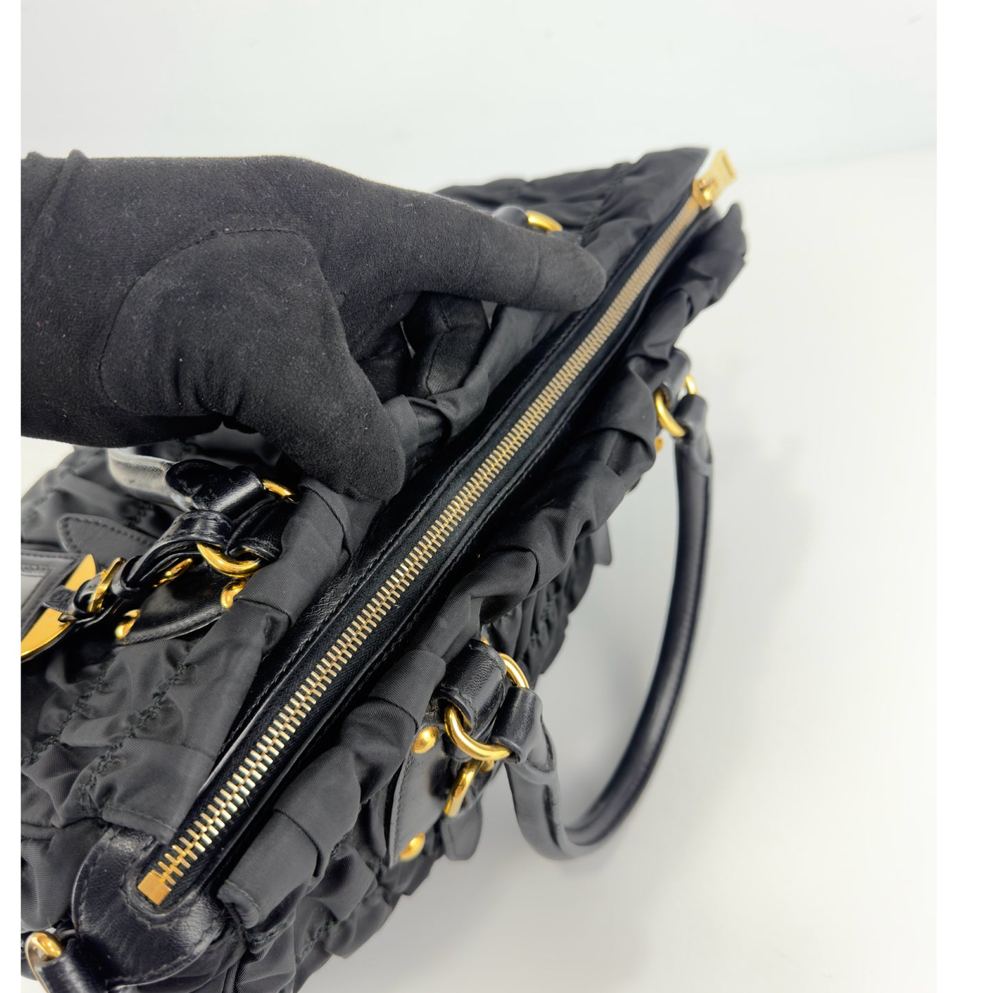 Prada Tessuto Nylon Gaufre Tote Bag