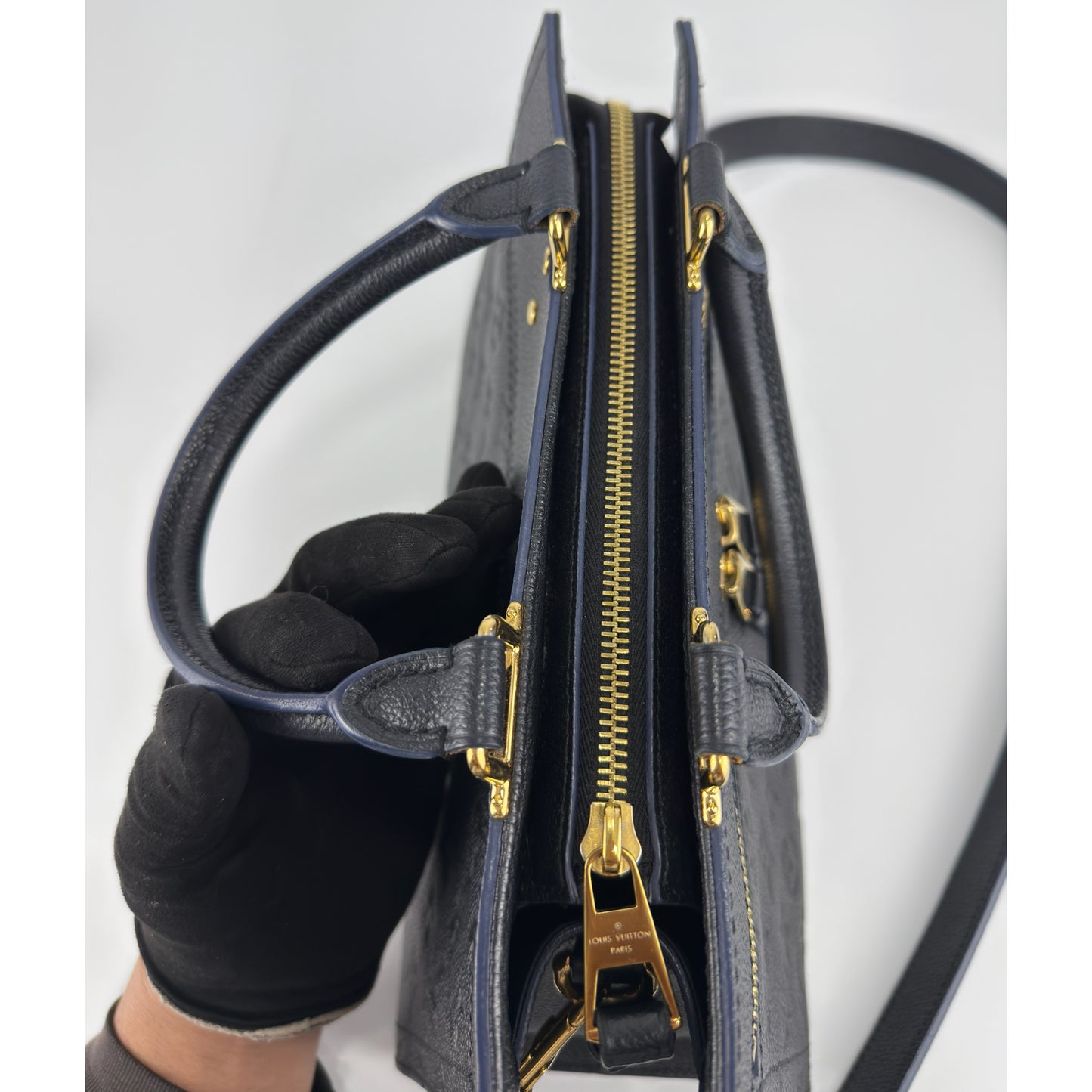 Louis Vuitton Empreinte Sully Pm Black Tote