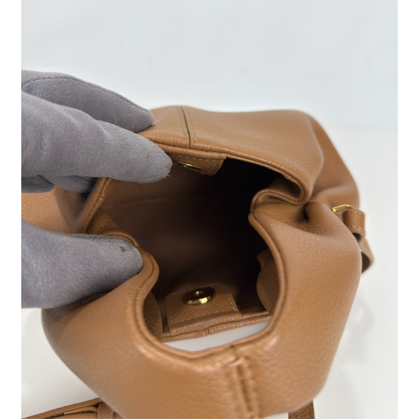 Polene Numéro Neuf Mini EDITION TEXTURED CAMEL