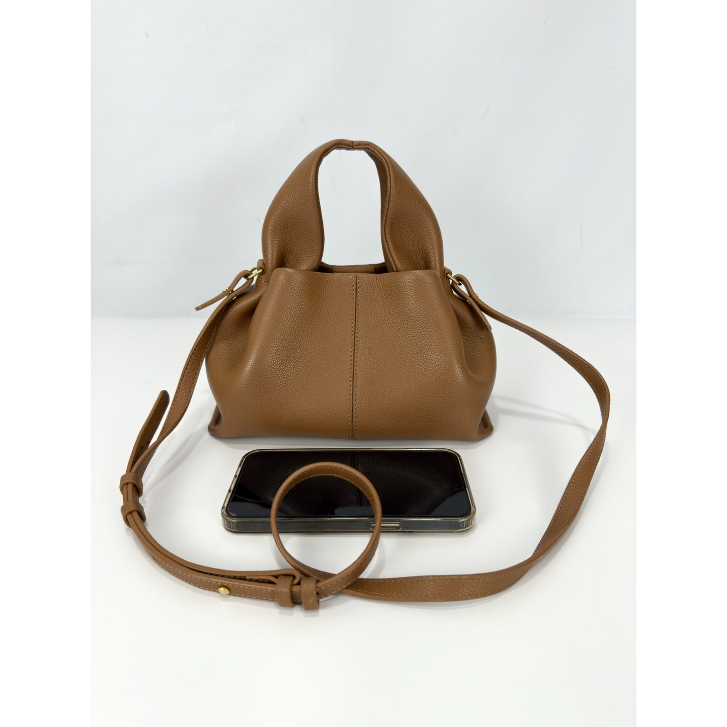 Polene Numéro Neuf Mini EDITION TEXTURED CAMEL