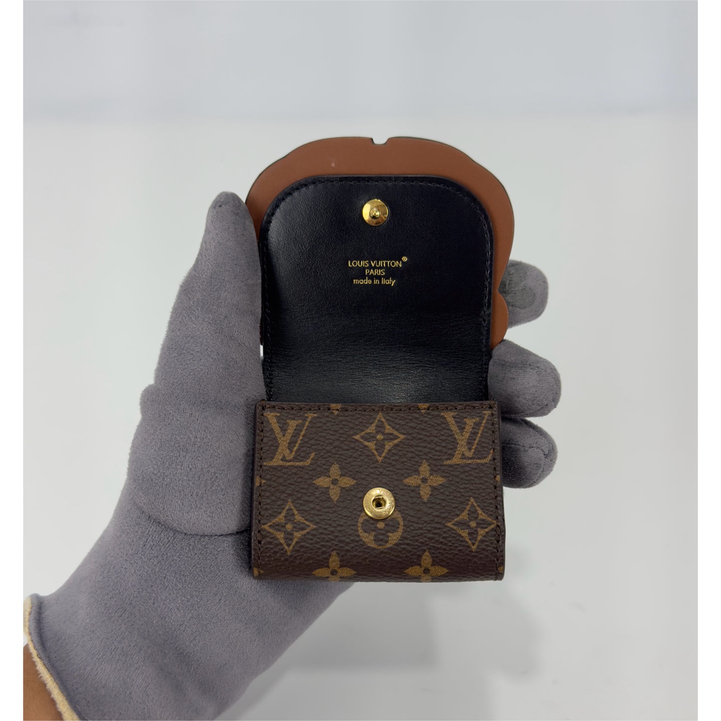 Louis Vuitton Monogram Teddy Bear Earphone Case