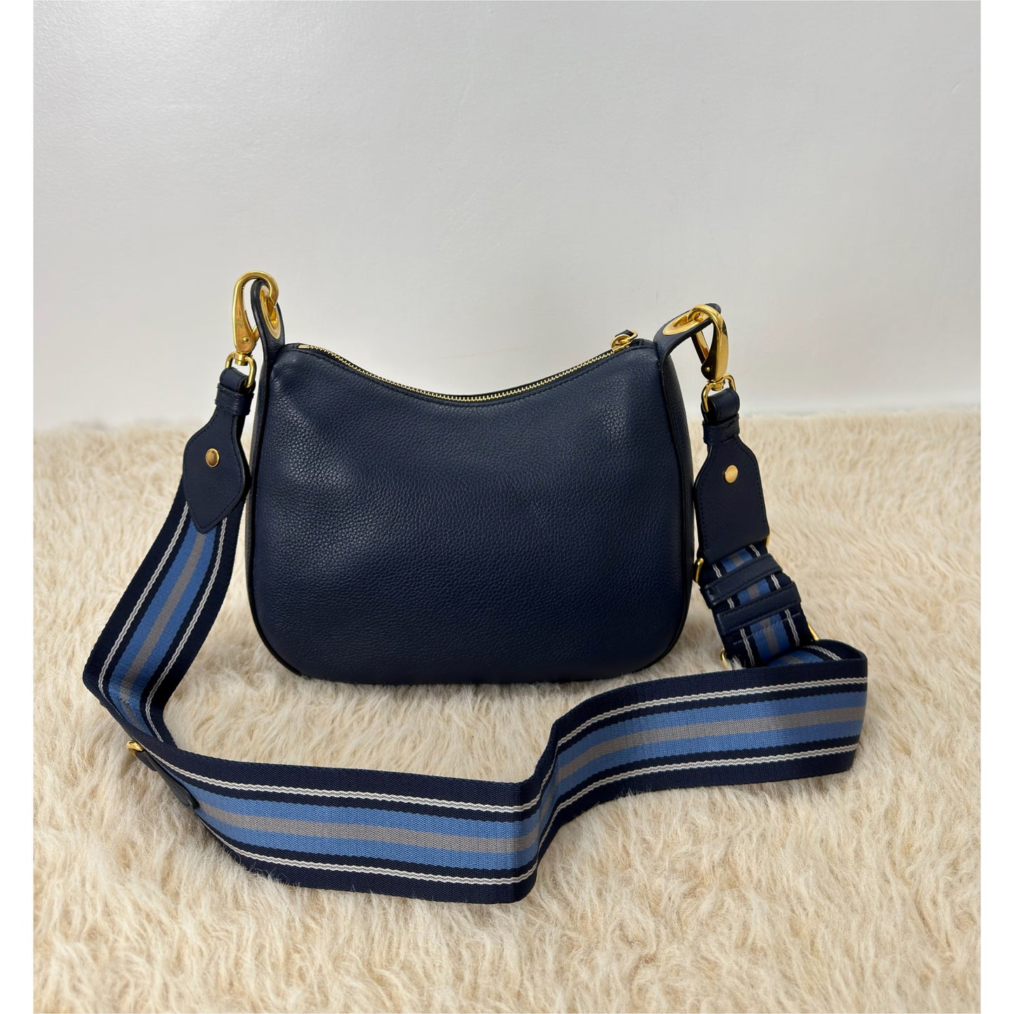 Prada Vitello Phenix Leather Crossbody Bag