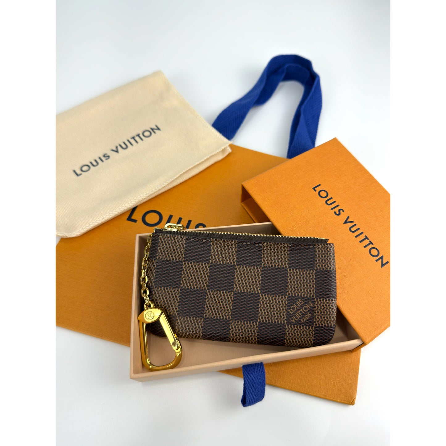 Louis Vuitton Damier Ebene Key Cles