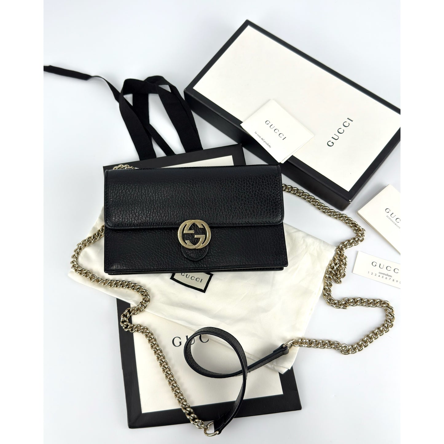 Gucci Interlocking Wallet on Chain