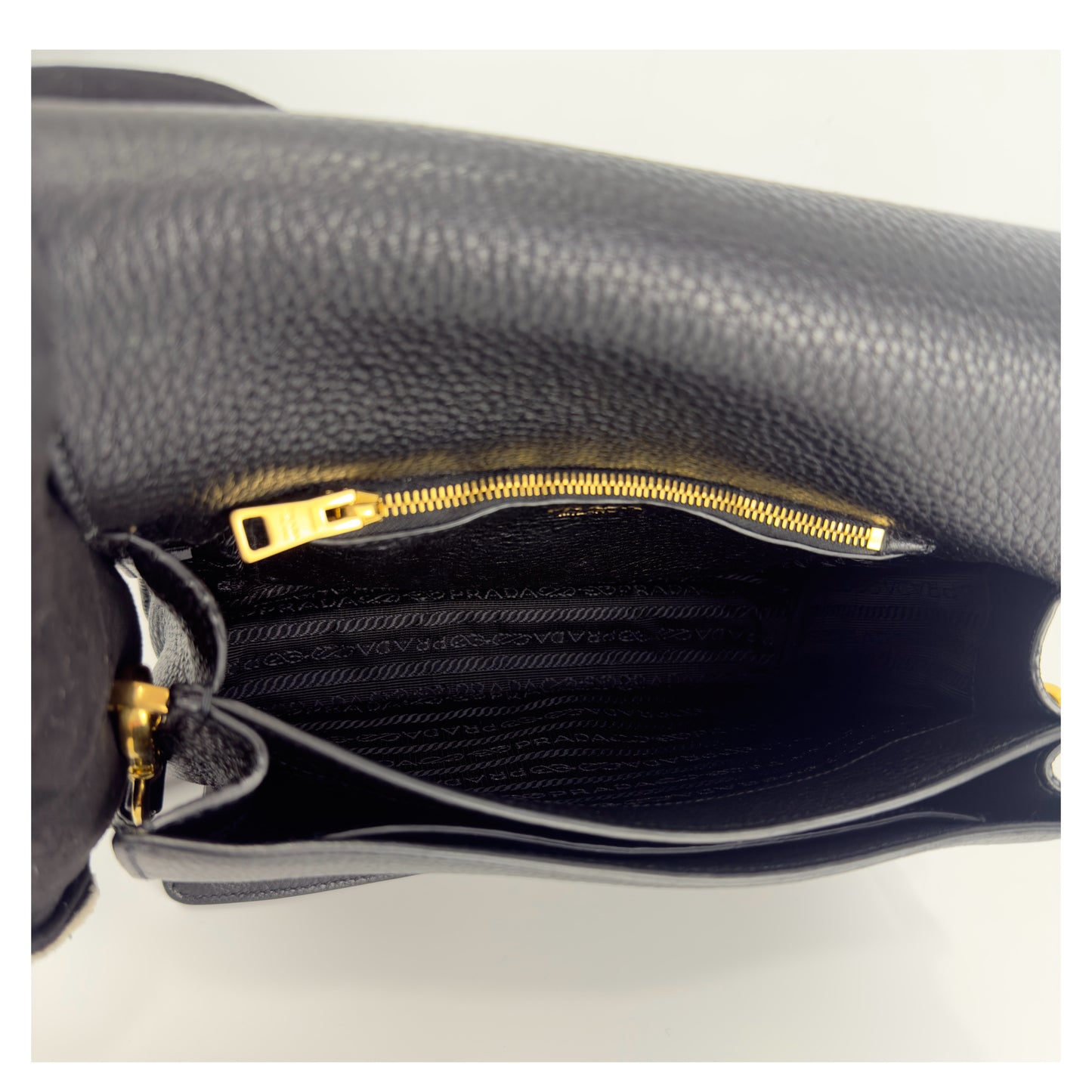 Prada Vitello Daino Leather Crossbody Bag