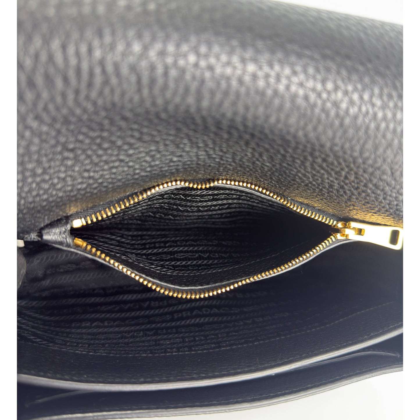 Prada Vitello Daino Leather Crossbody Bag