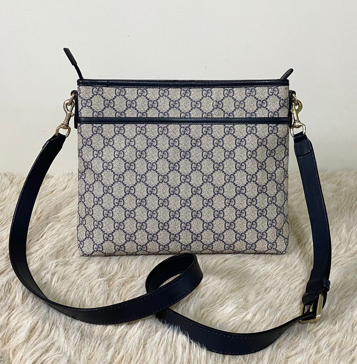 Sling bag gucci blue canvas