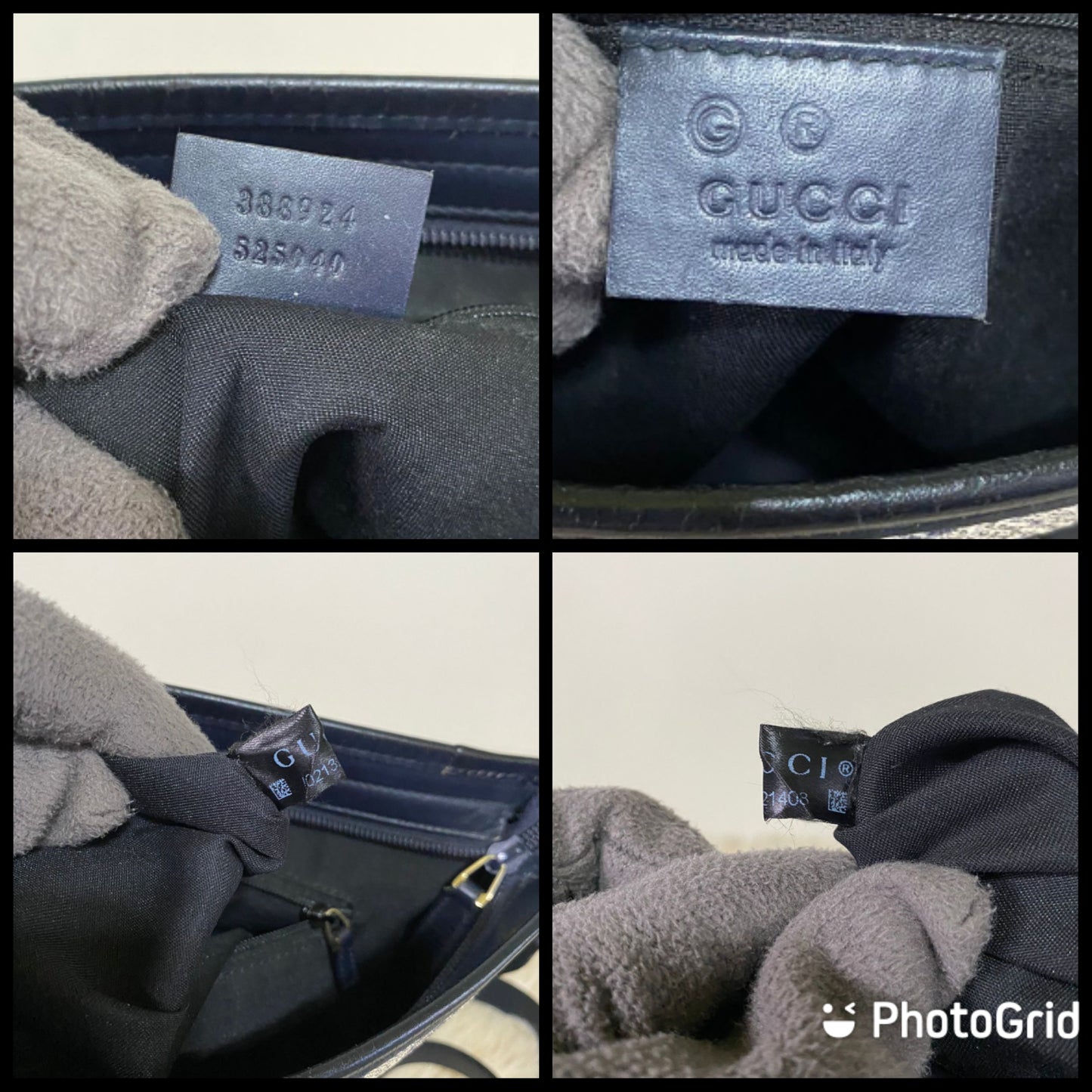 Sling bag gucci blue canvas