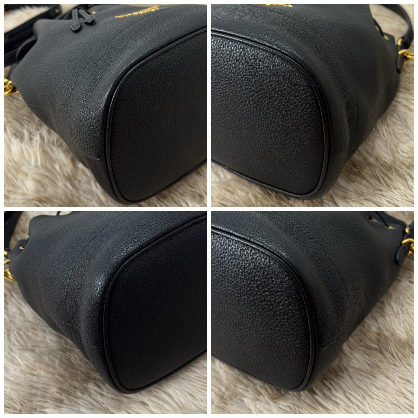 Prada Daino Calfskin Bucket Bag