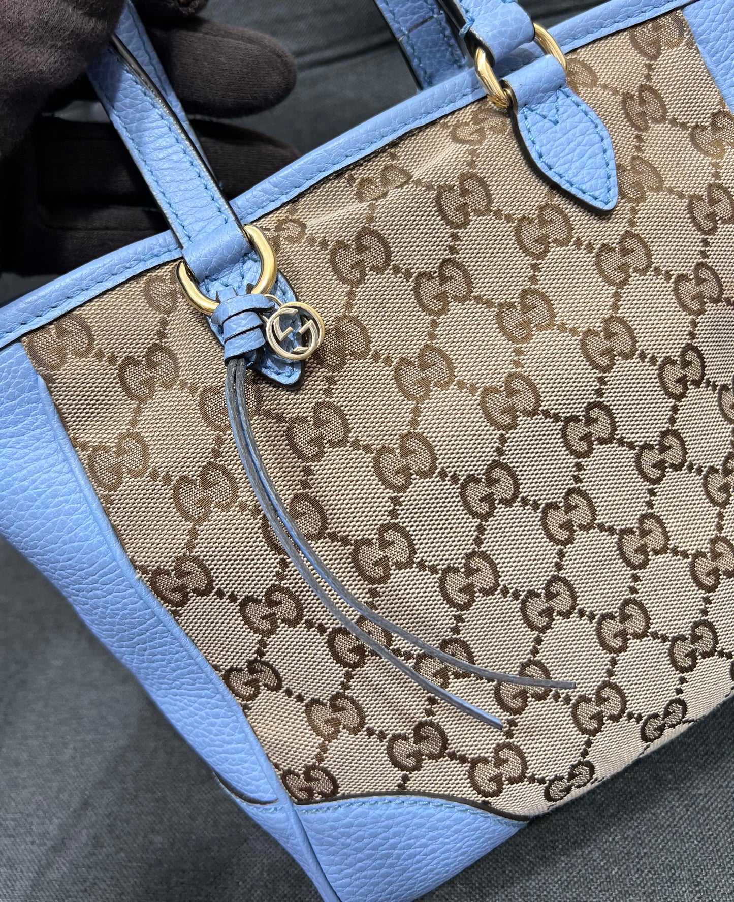 Gucci Bree GG Canvas Tote Bag